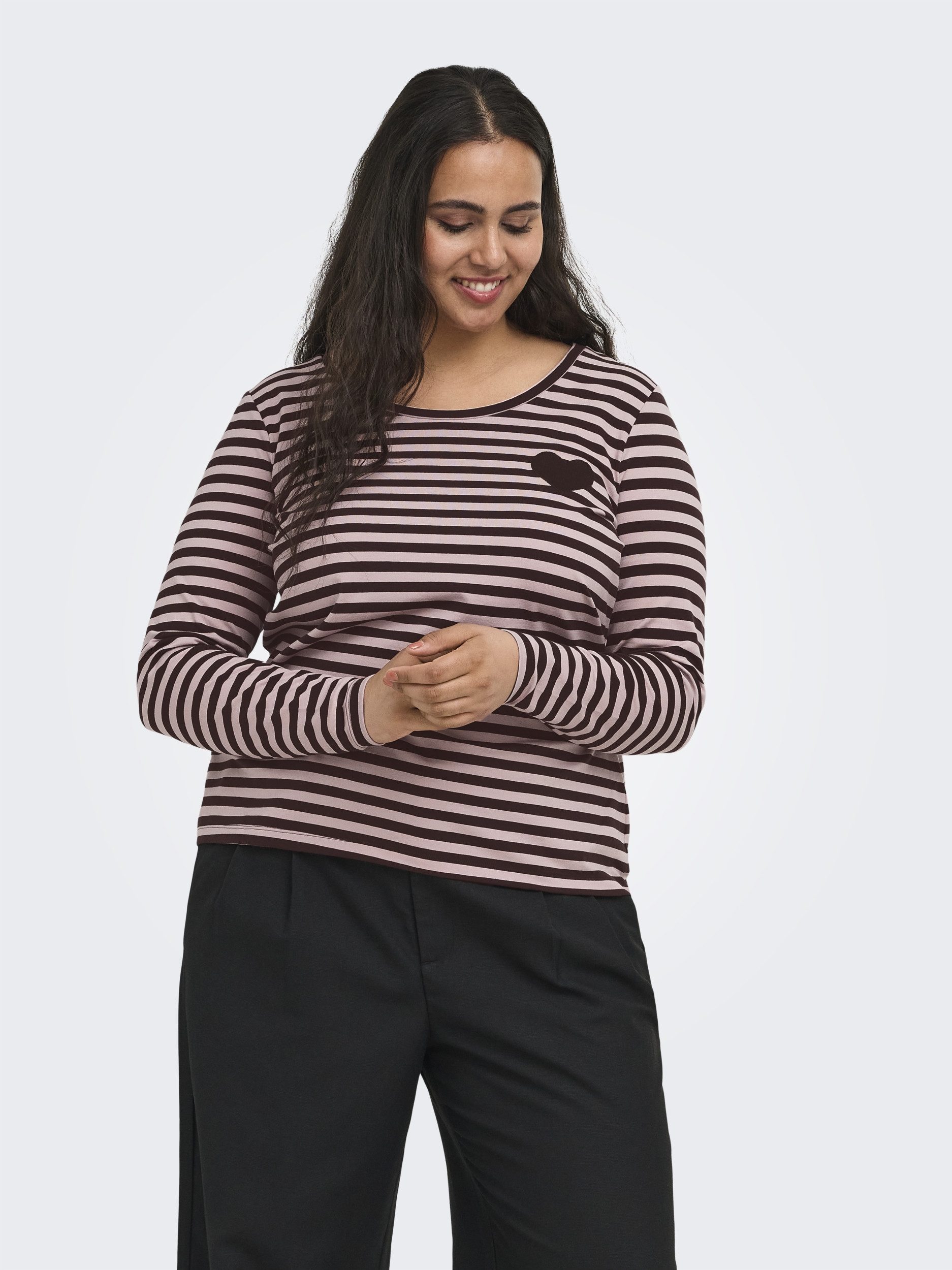 JDY Blusenshirt CARBODIL L/S O-NECK BLOUSE JRS – Bild 4 von 5