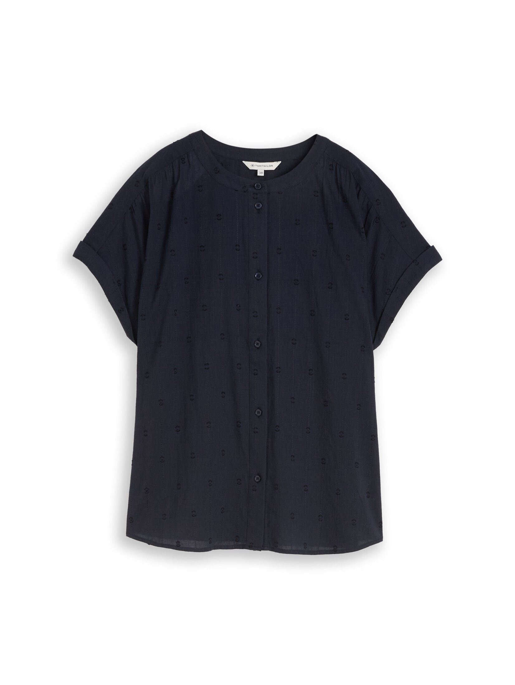 TOM TAILOR Kurzarmbluse Blusen & Shirts Loose Fit Bluse günstig online kaufen