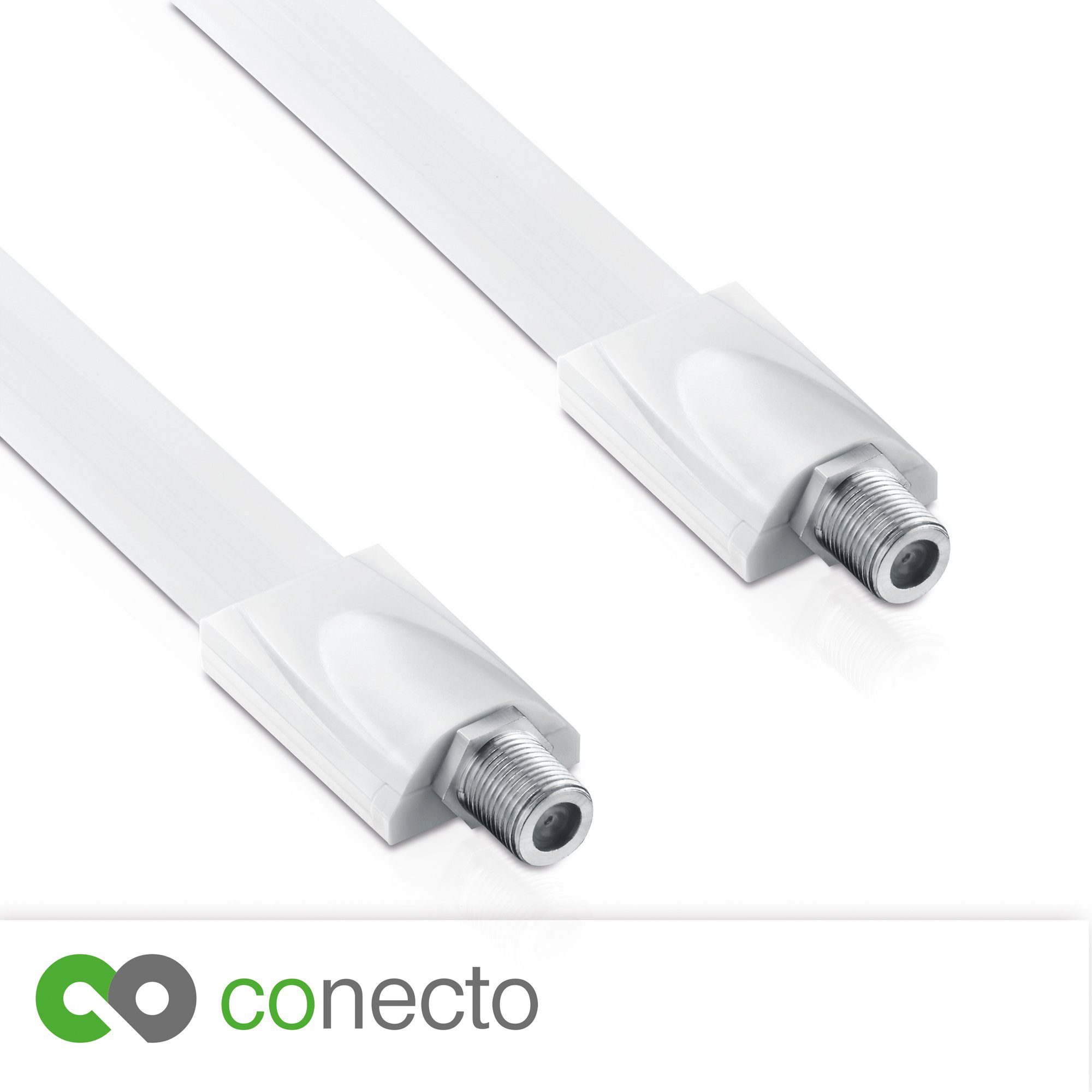 conecto conecto Premium Fensterdurchführung für SAT Kabel koaxial (F-Kupplung SAT-Kabel