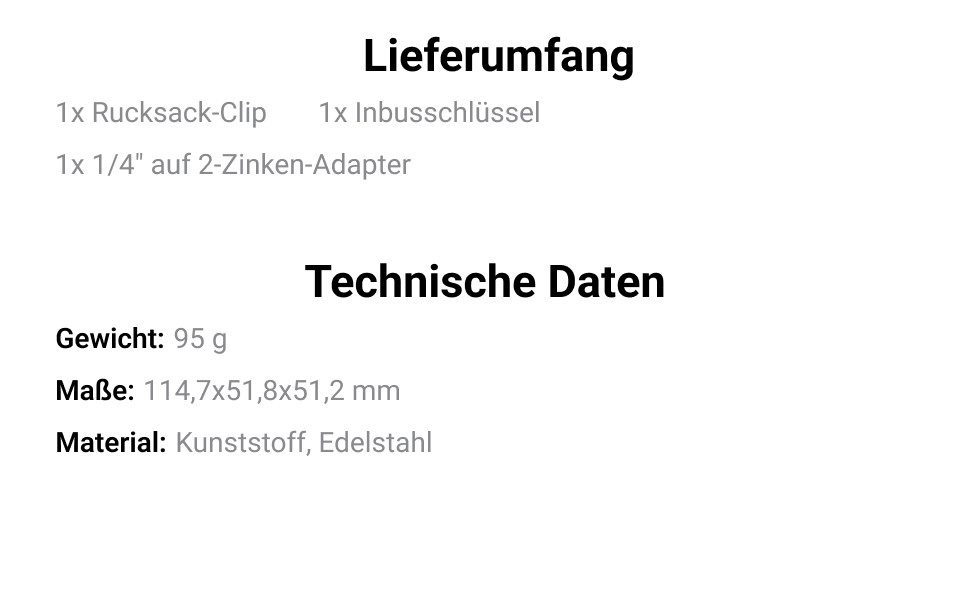 Insta360 Insta360 Rucksack-Clip Actioncam Zubehör – Bild 2 von 5