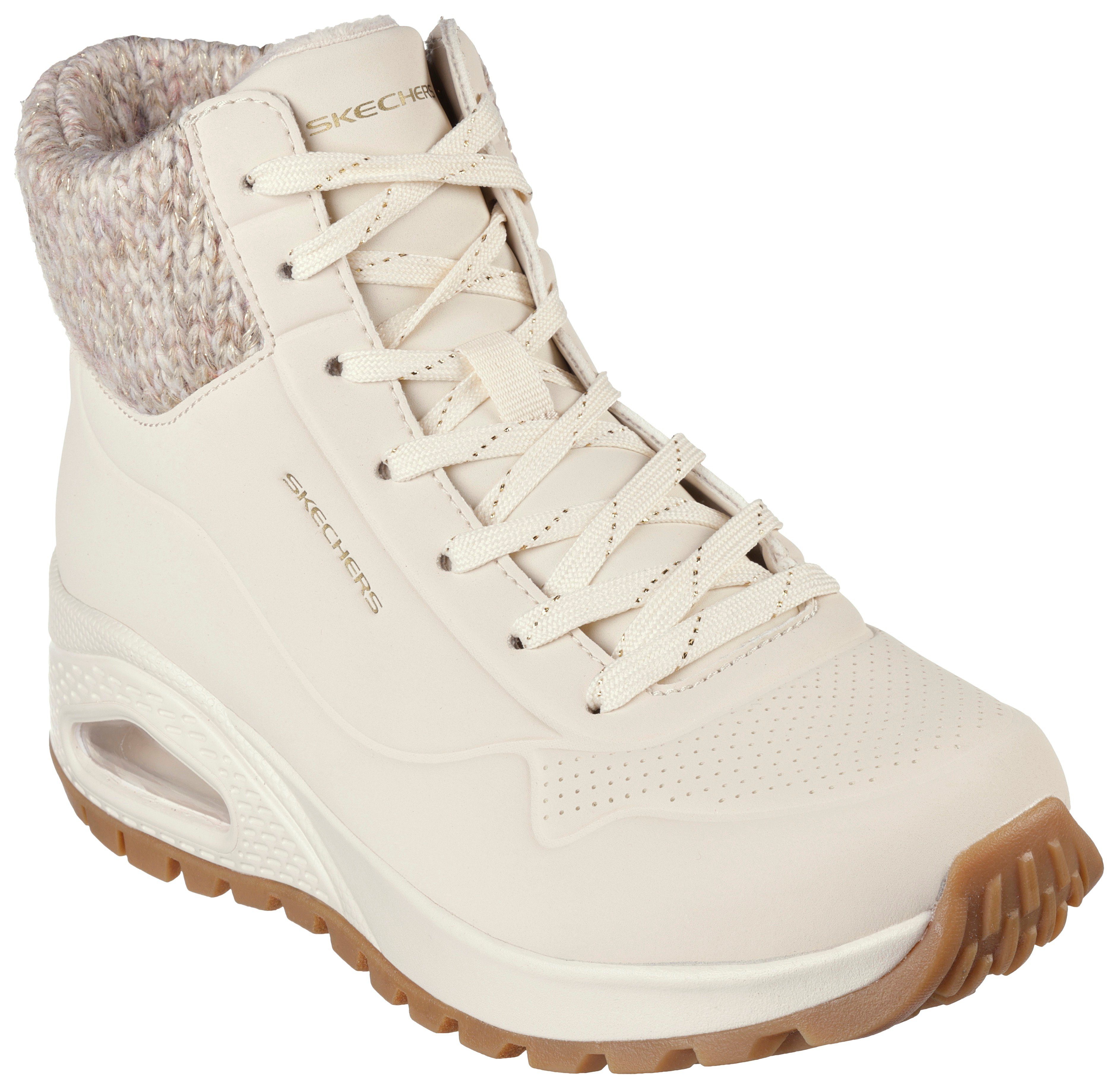 Skechers UNO RUGGED- Winterboots mit Skech-Air-Luftkammernsohle natur