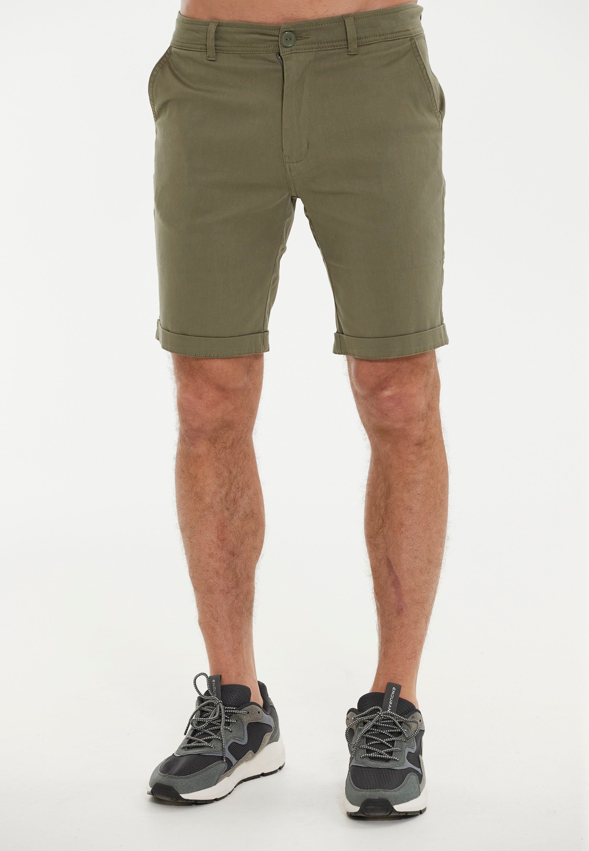 CRUZ Shorts Jerryne mit praktischen Seitentaschen olivgrün