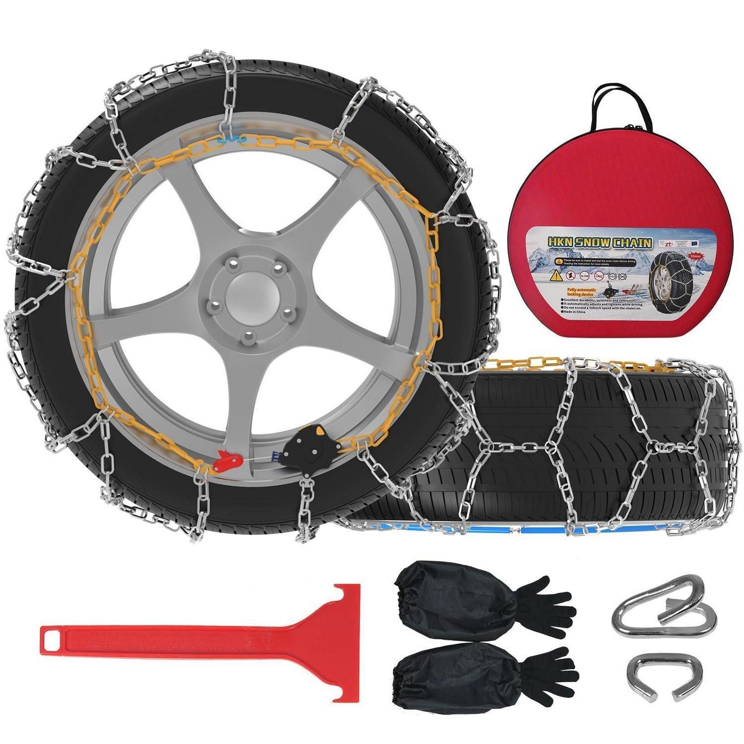 LuxusKollektion Schneeketten Schneeketten Automatisch 2 Stk 12mm 1min PKW SUV HKN 140