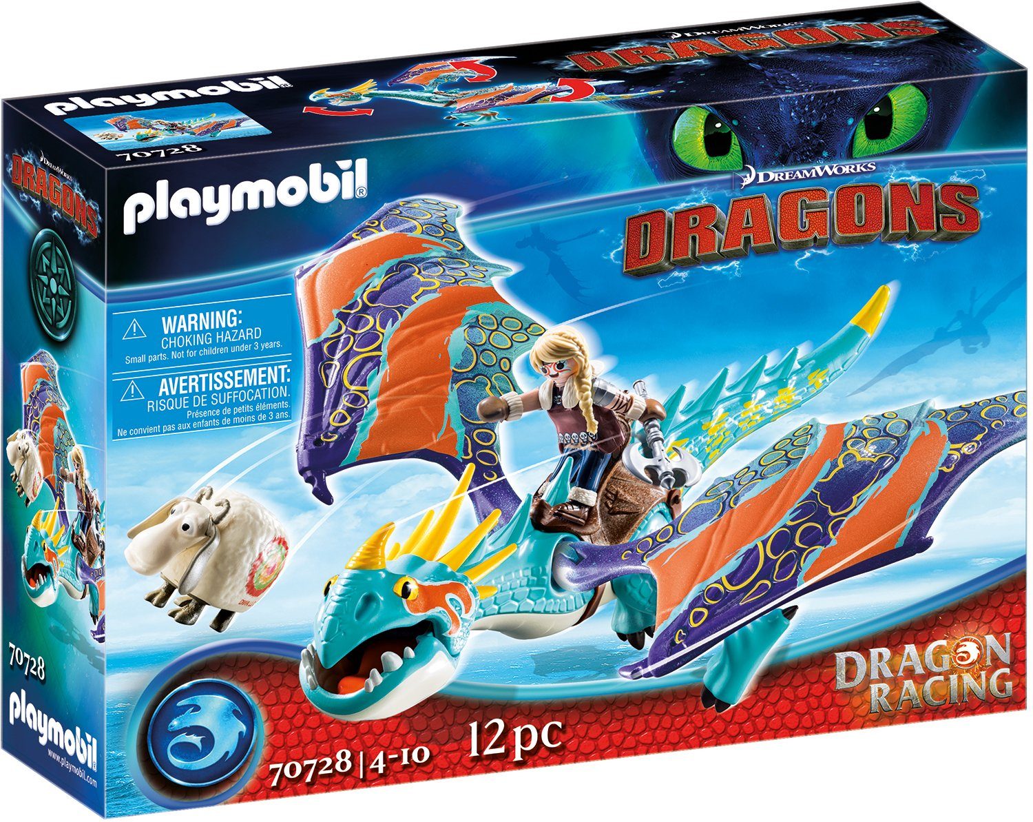 Image of PLAYMOBIL® Dragons - Astrid und Sturmpfeil 70728