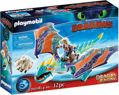 Playmobil® Konstruktions-Spielset »Dragon Racing: Astrid und Sturmpfeil (70728), Dragons«, (12 St), Made in Germany