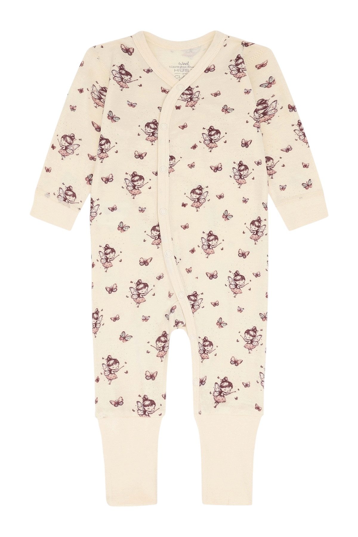 Hust & Claire Strampler HCManu Fairy Woll-Overall (1-tlg) HCManu Fairy Woll-Overall mit Feenmotiv – Off White