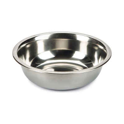 Beeztees Futterbehälter Hundenapf Edelstahl, Maße: 11x 11 x 3,5 cm