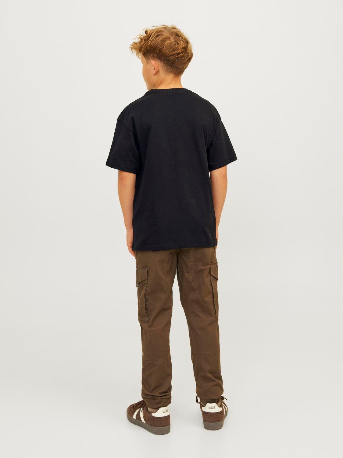 Jack & Jones Junior T-Shirt JJECALEB VARSITY TEE S/S O-NECK JNR