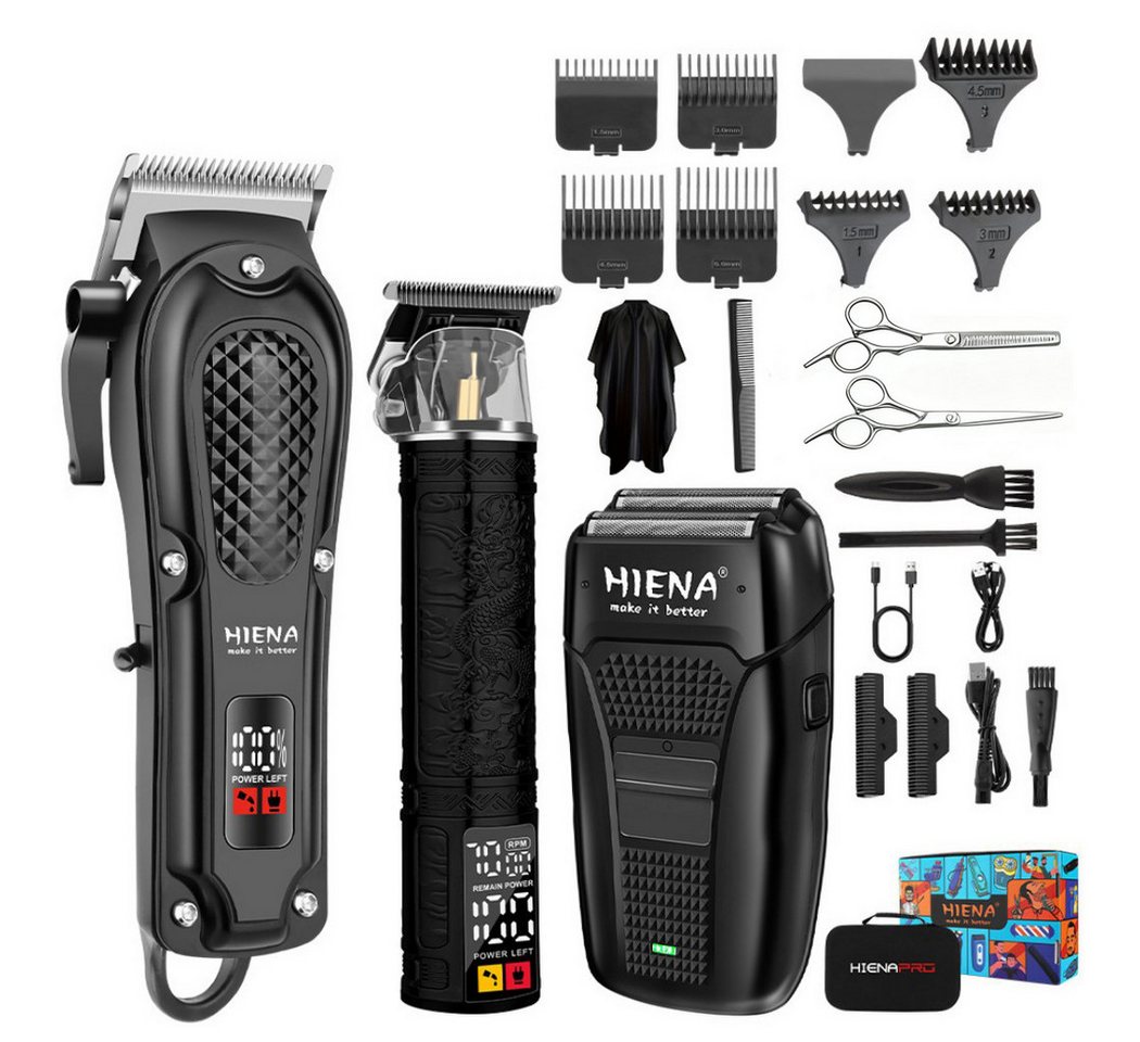 ibettertec Haarschneider Haarschneider, Professionelles Haarschneidemaschine Set für Herren, profi Barber Rasierer Herren LED Elektrisch Herrenhaarschneider, für Stylisten und Friseure Grooming Kit