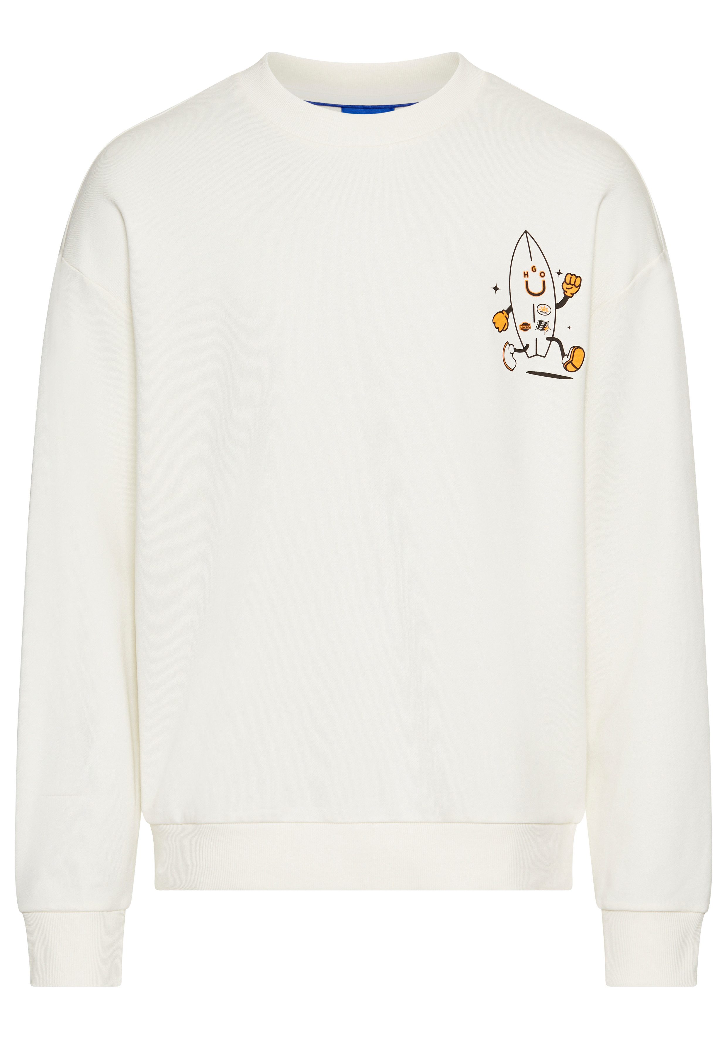 HUGO Blue Sweatshirt Nigotil Unisex, mit großem Rückendruck günstig online kaufen