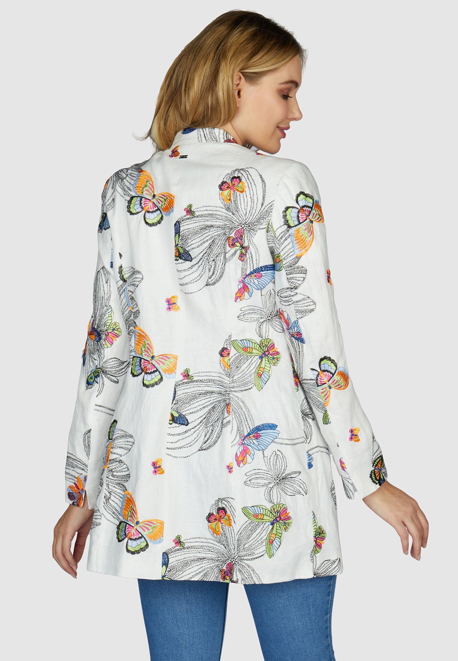 White Label Longblazer aus Leinen