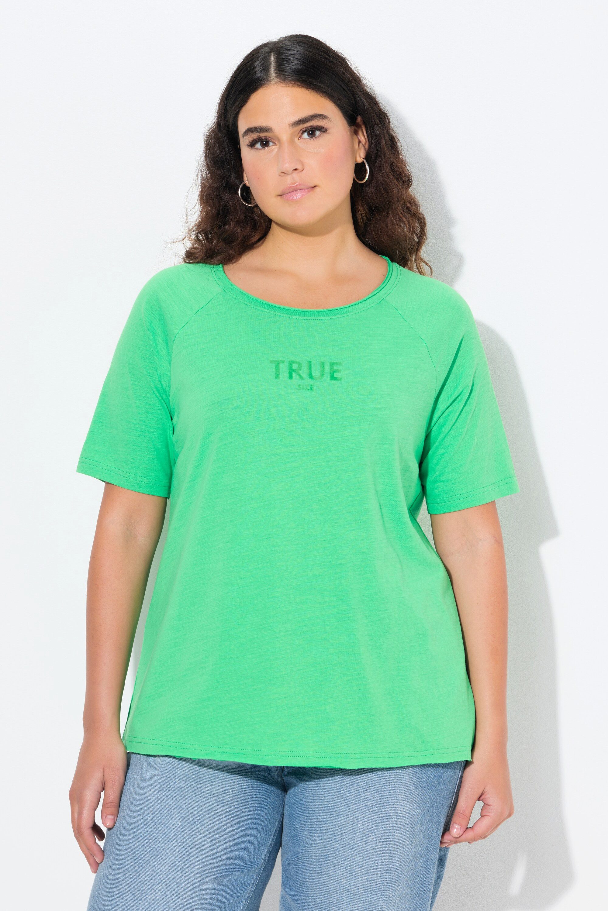 Ulla Popken T-Shirt Shirt Ringel Rundhals günstig online kaufen