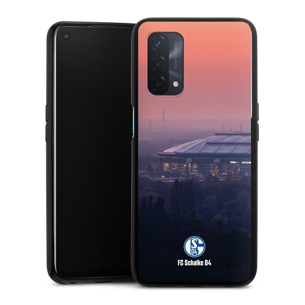 DeinDesign Handyhülle Stadion FC Schalke 04 Offizielles Lizenzprodukt Schalke 04 Stadion, Oppo A54 5G Silikon Hülle Bumper Case Handy Schutzhülle