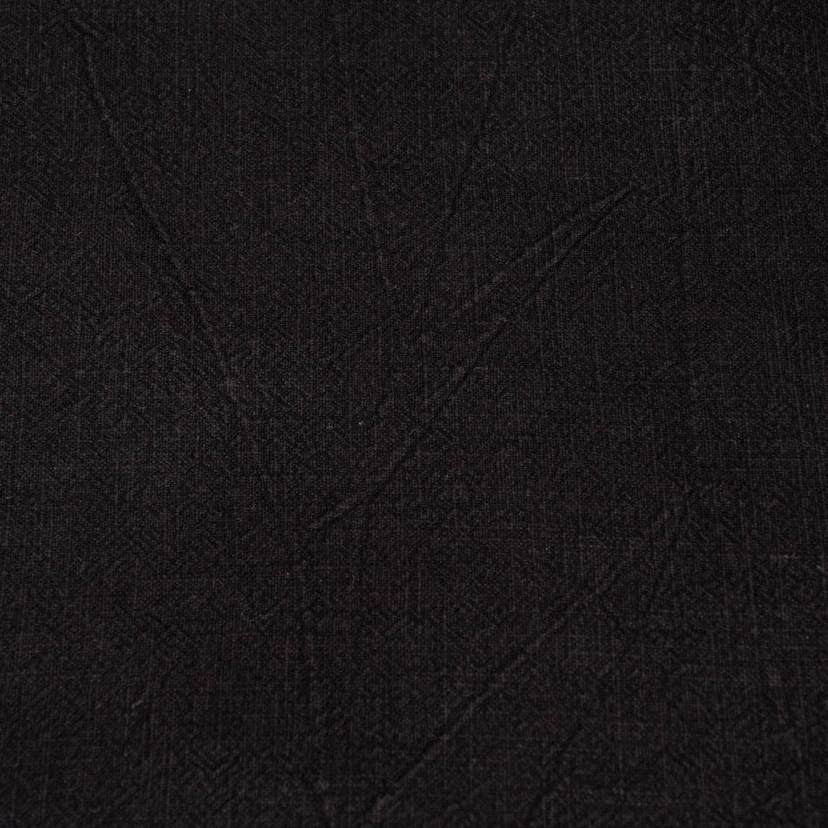 SCHÖNER LEBEN. Tischdecke Tischdecke Leinen mit BW-Anteil schwarz von SCHÖNER LEBEN., handmade