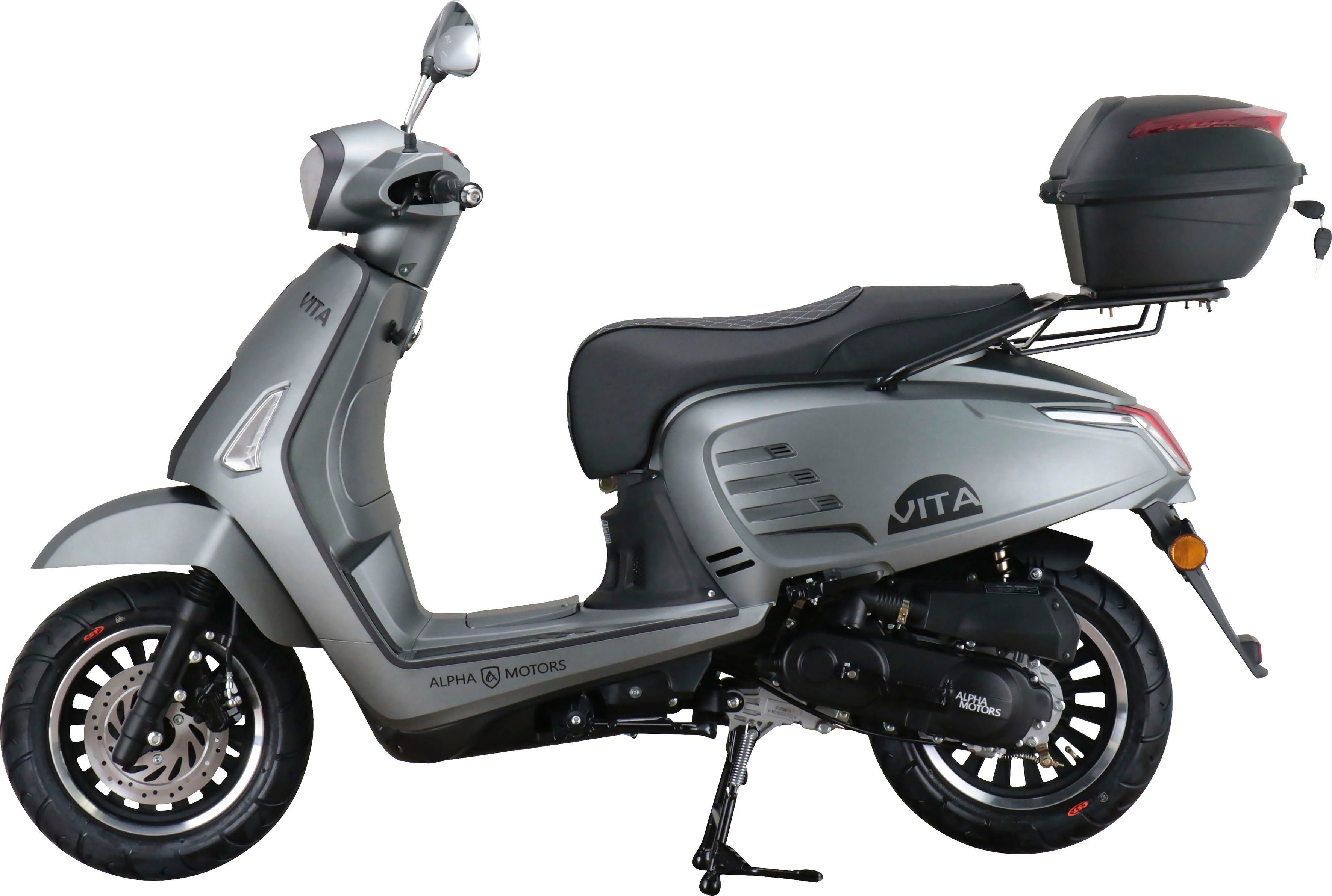 Motorroller ccm, 45 Topcase Vita, 5, km/h, Motors 50 inkl. Alpha Euro