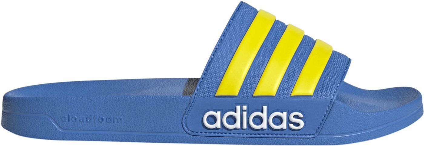 adidas Sportswear ADILETTE SHOWER RAYBLU/YELLOW/FTWWHT Badeschuh
