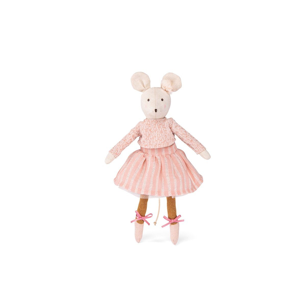 Moulin Roty Stoffpuppe Spielpuppe Maus Anna 28cm Stofftier Ballerina Glitzer