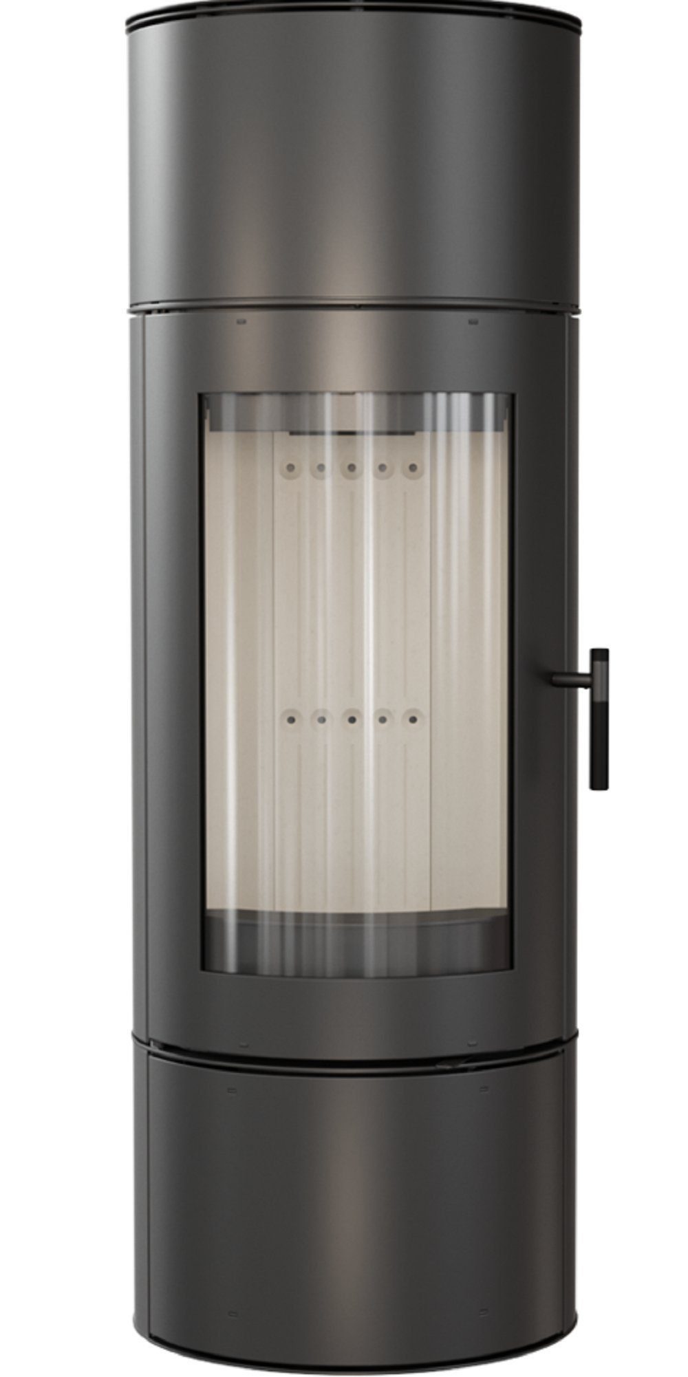 Kratki Kaminofen ANTARES, 10,00 kW, Brennraum mit Acumotte