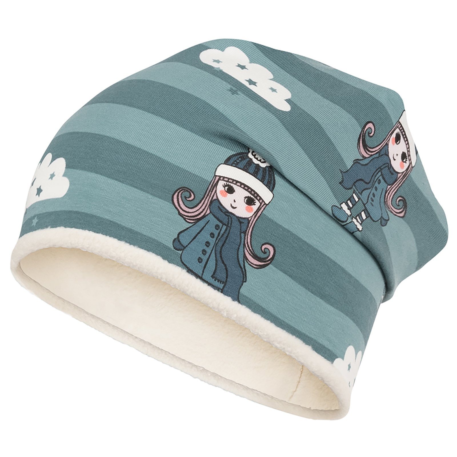 F.P.H. Maja Fleecemütze Winterrmütze Beanie Mädchenmütze