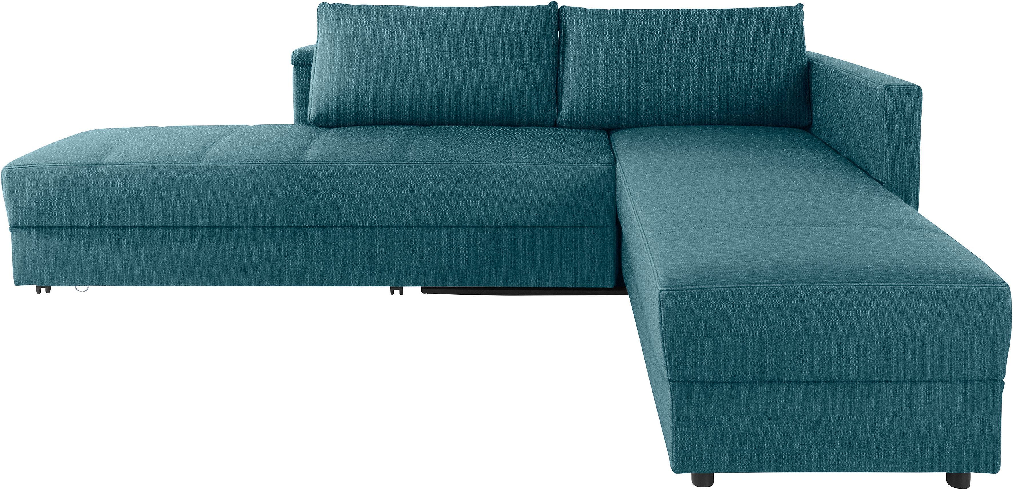 LOOKS by Wolfgang Joop Ecksofa LooksIII L-Form, durch Drehfunktion zum Bett wandelbar, inklusive Staufach
