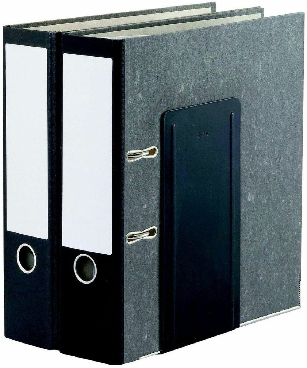 Briefablage Registraturstütze schmal 14x12x24cm schwarz VE=2 Stück.