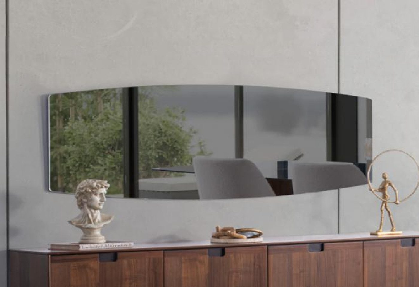 JVmoebel Spiegel Klassischer Wandspiegel in elegantem Design mit luxuriösem Finish, Made in Europa