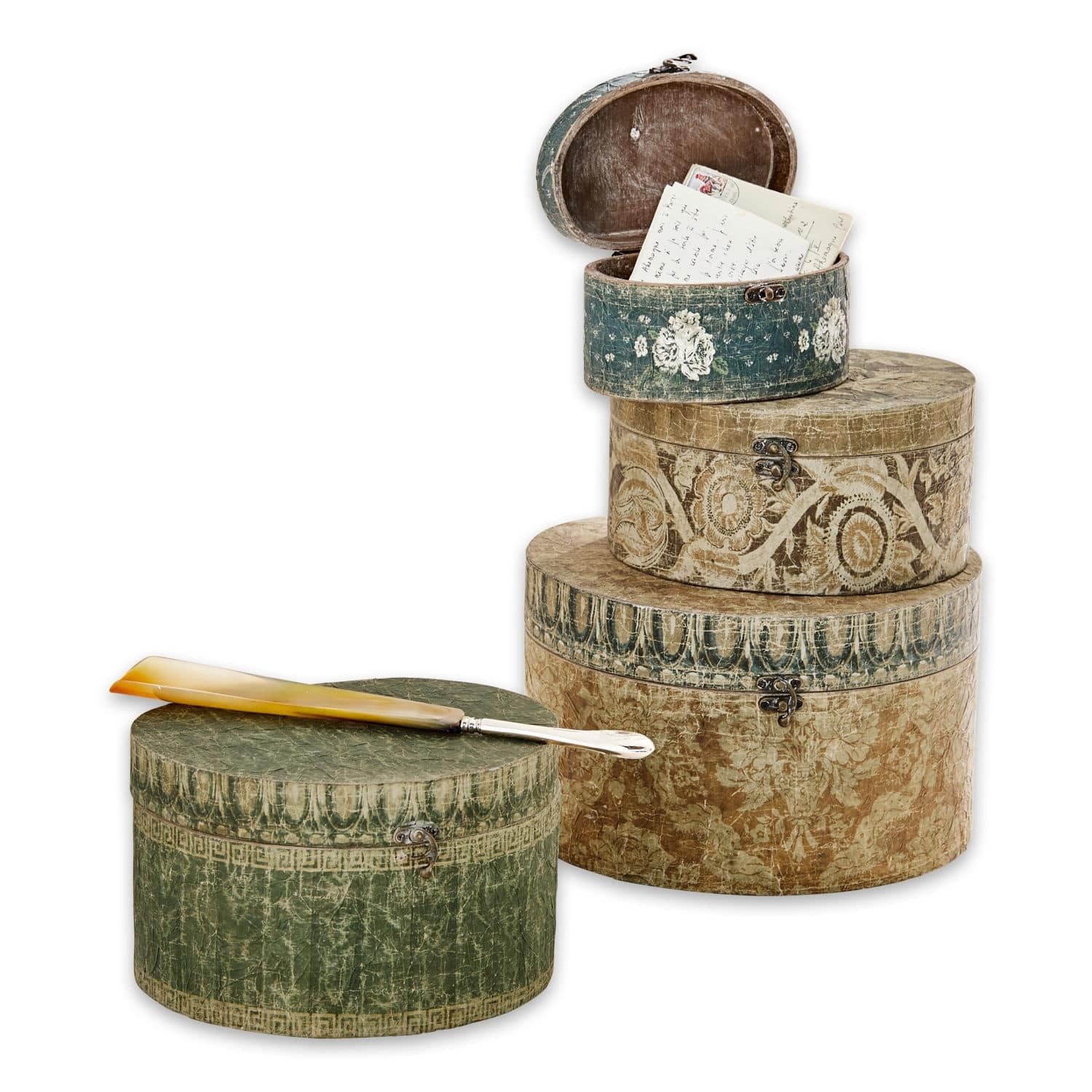 Mirabeau Dekokorb Box 4er Set Talais bunt (4er Set, 4er Set), Wunderschöne Nostalgie