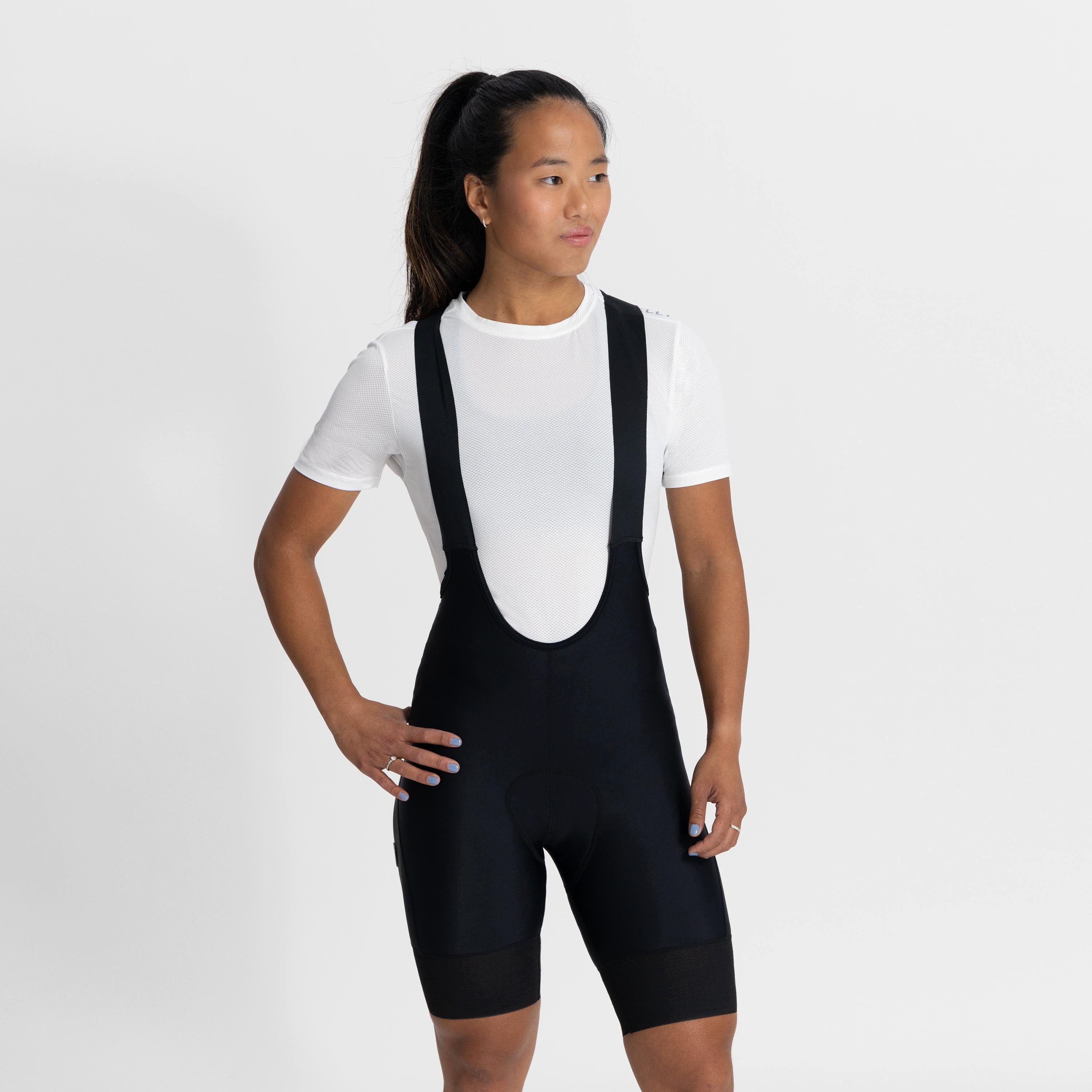 Rogelli Fahrradhose Radhose Kurz Mit Träger Damen - Power