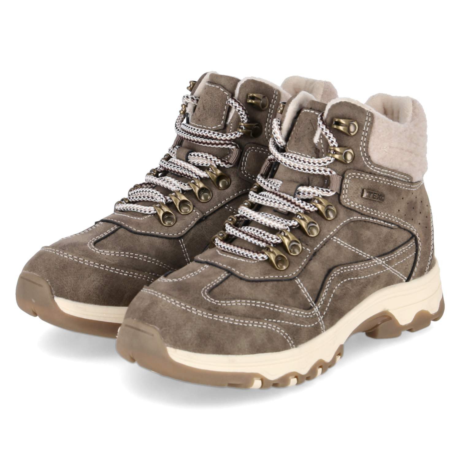 Beliana Beliana Boots 252968300 BROWN Damen Textil & Synthetik taupe Winterstiefel