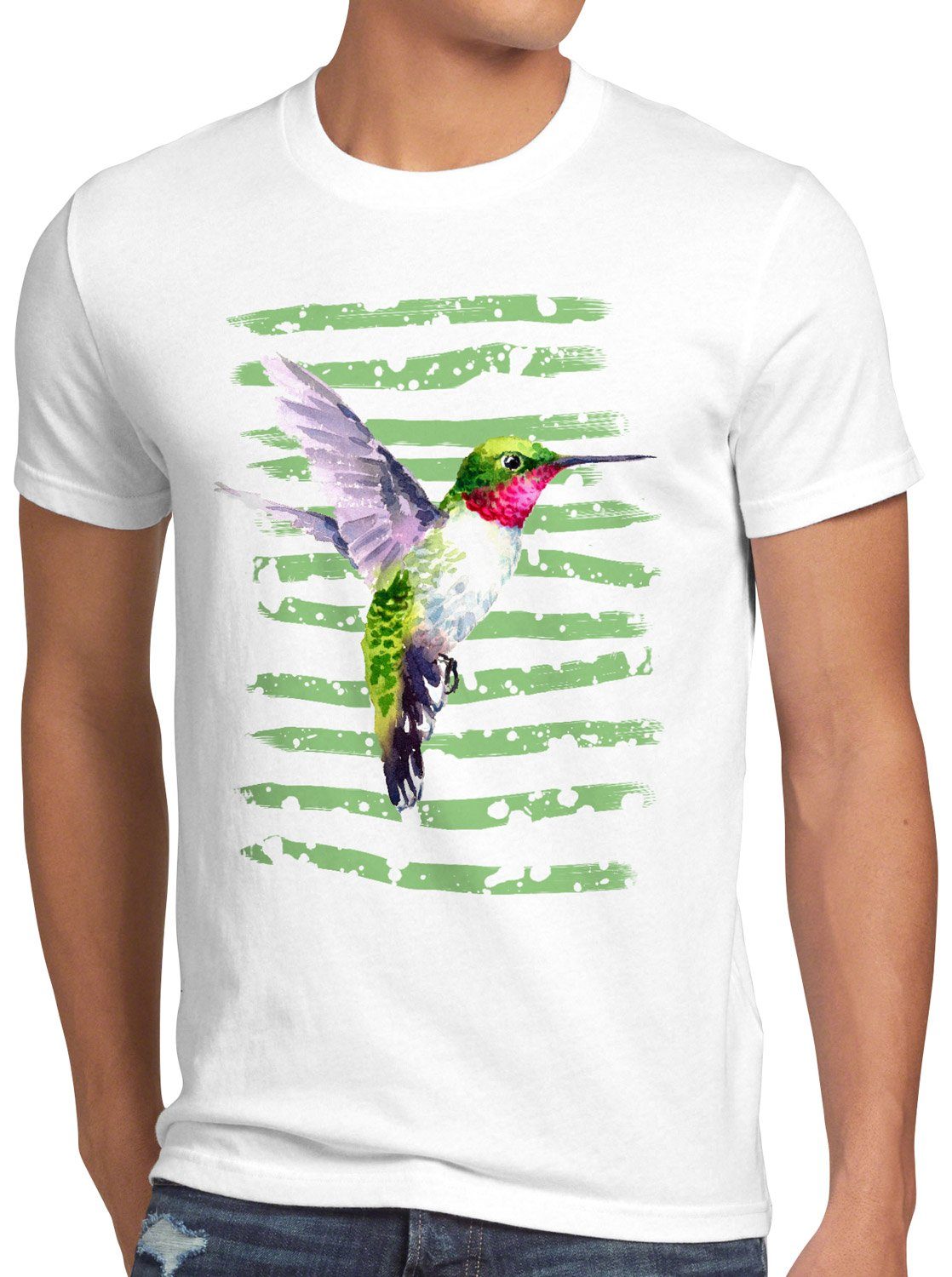 style3 T-Shirt Kolibri regenwald dschungel sommer