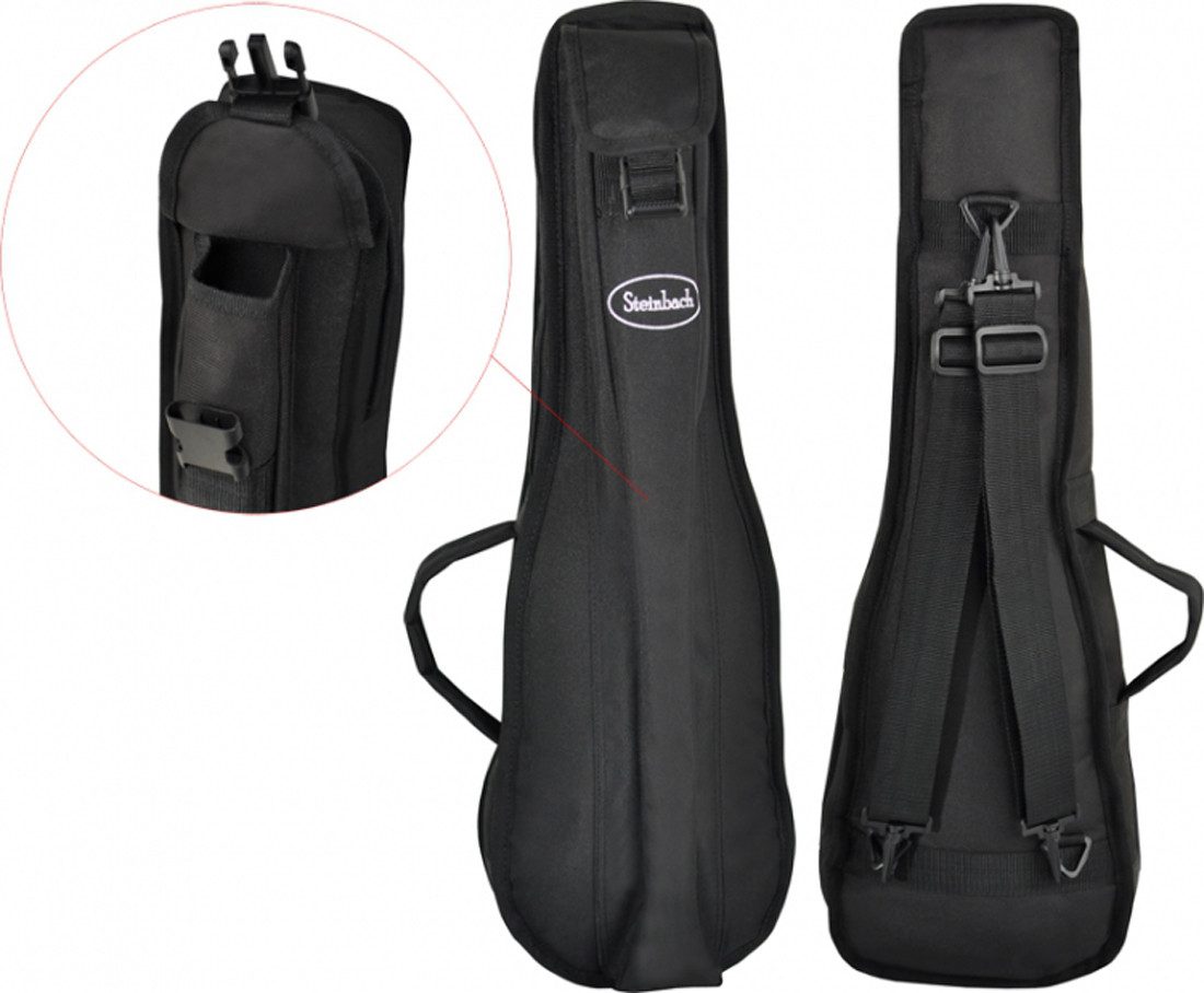 Violinen-Koffer 1/2 Geigentasche Gigbag 25 mm Polsterung mit Rucksackgurten für Vio...