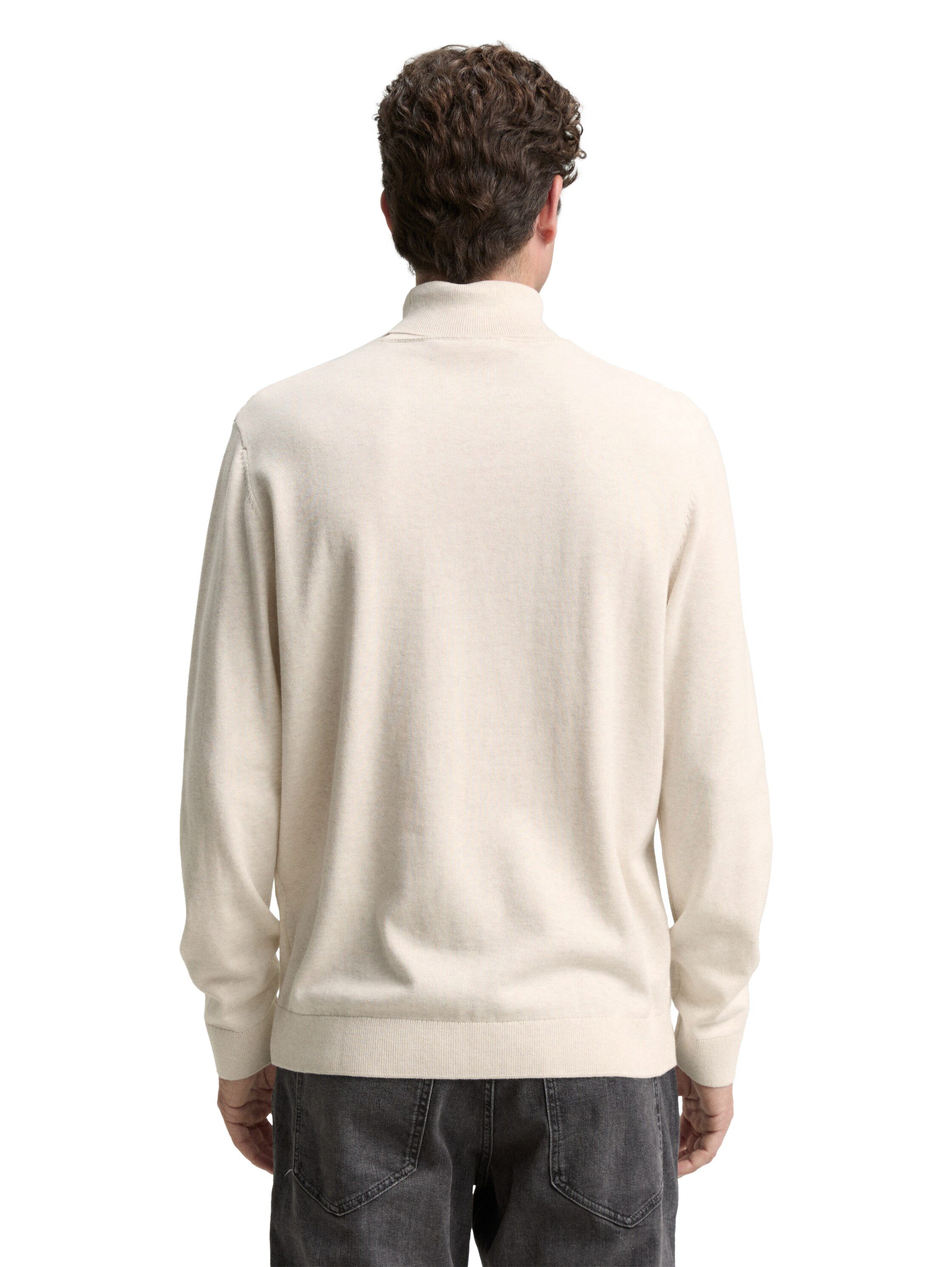TOM TAILOR Rollkragenpullover im Strick-Design günstig online kaufen