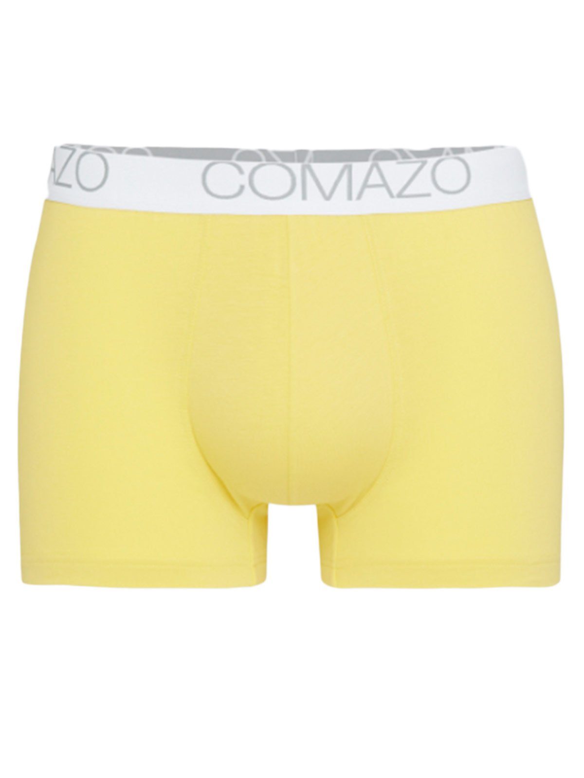 COMAZO Retro Pants Herren Baumwoll Pants (Stück, 1-St) Vegan dark yellow