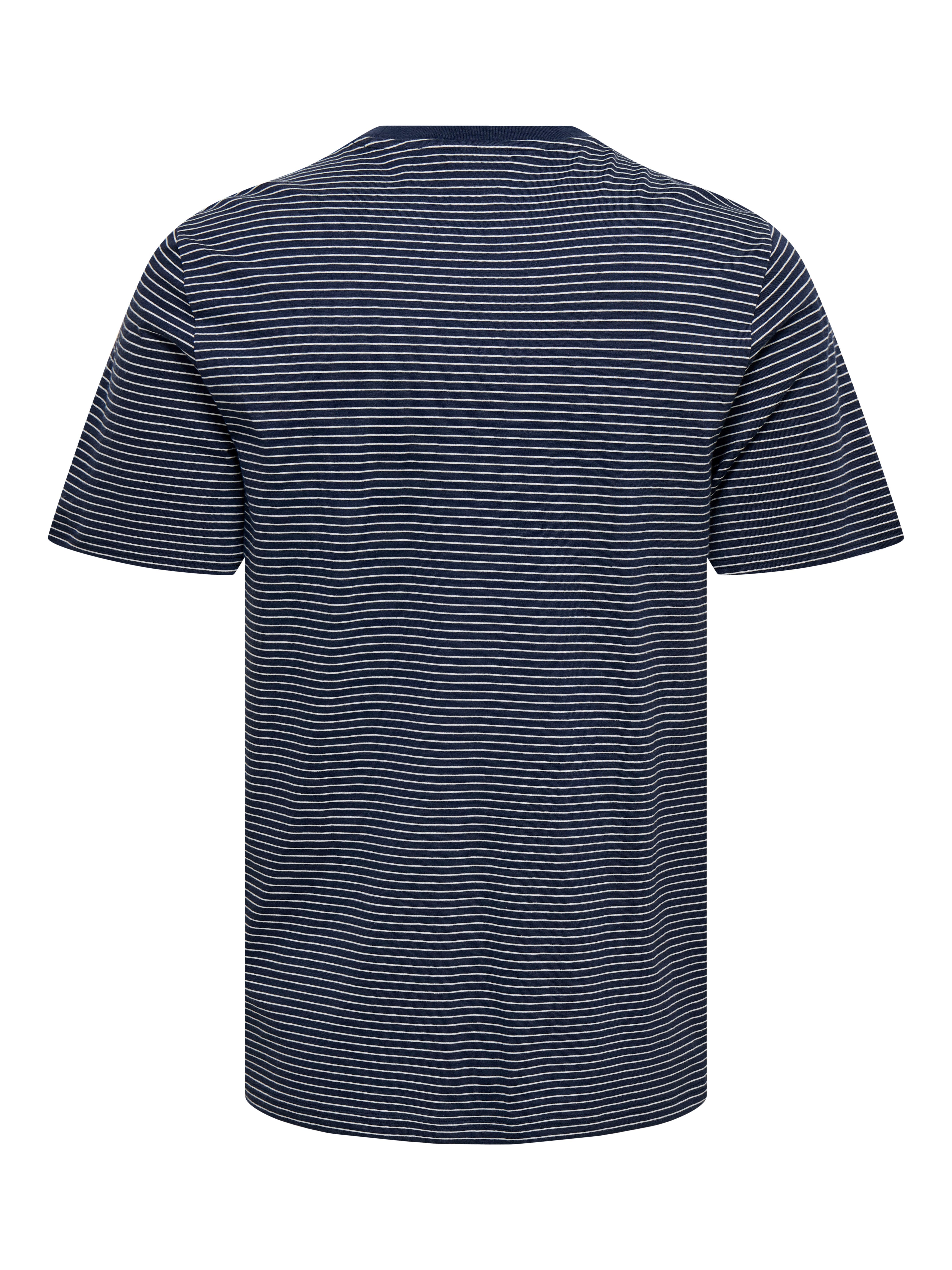 ONLY & SONS Rundhalsshirt ONSFRED LIFE RLX SS STRIPE TEE NOOS
