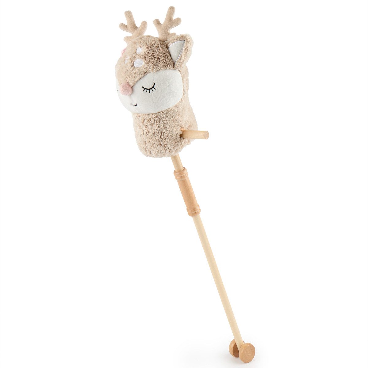 BIECO Steckenpferd Steckenpferd Kinder Hobby Horse Pferde Steckentier Holz Pferd Stock