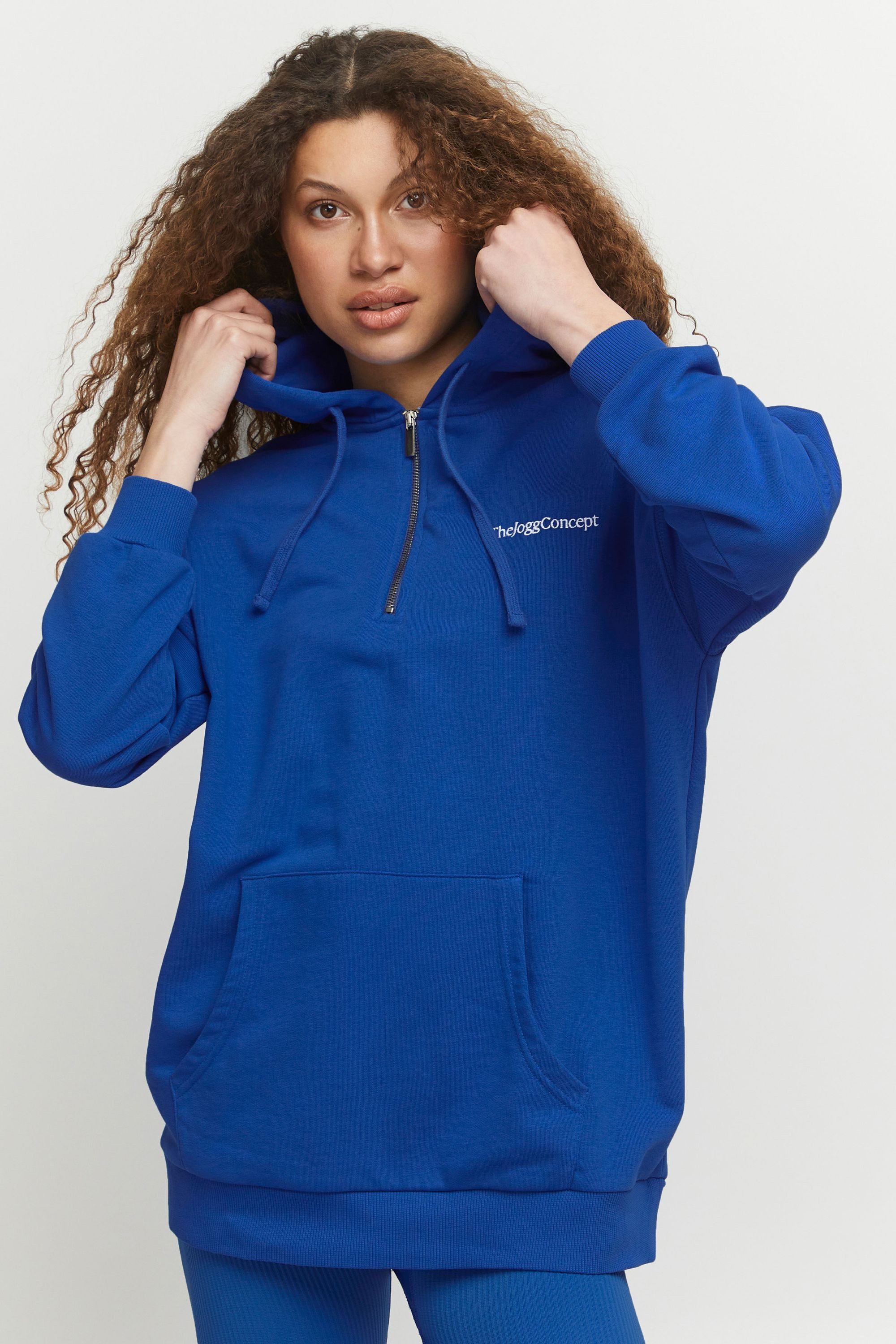TheJoggConcept Sweatshirt JCSAFINE Kapuzenpullover mit Reißverschluss günstig online kaufen