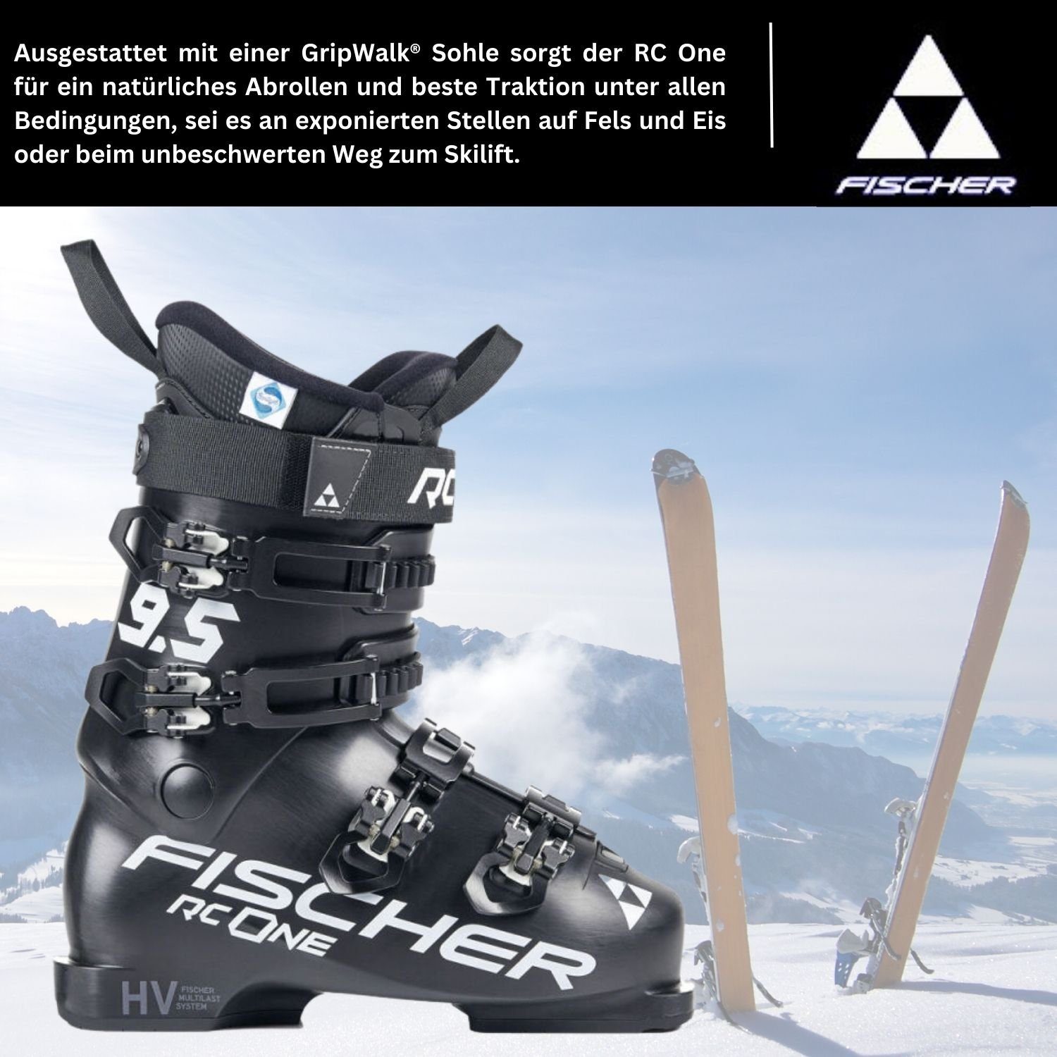Fischer Sports Skischuh Damen Skischuhe Fischer RC One 9.5 Skistiefel Flex 95 Alpin