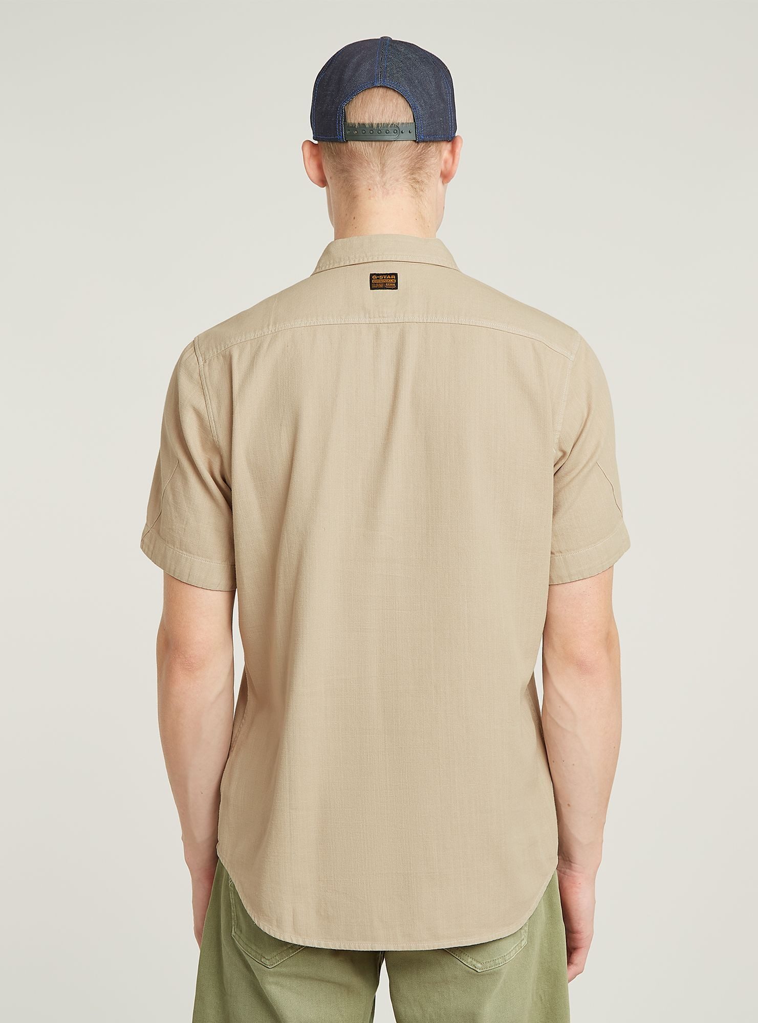 G-STAR Langarmshirt Marine Slim Hemd