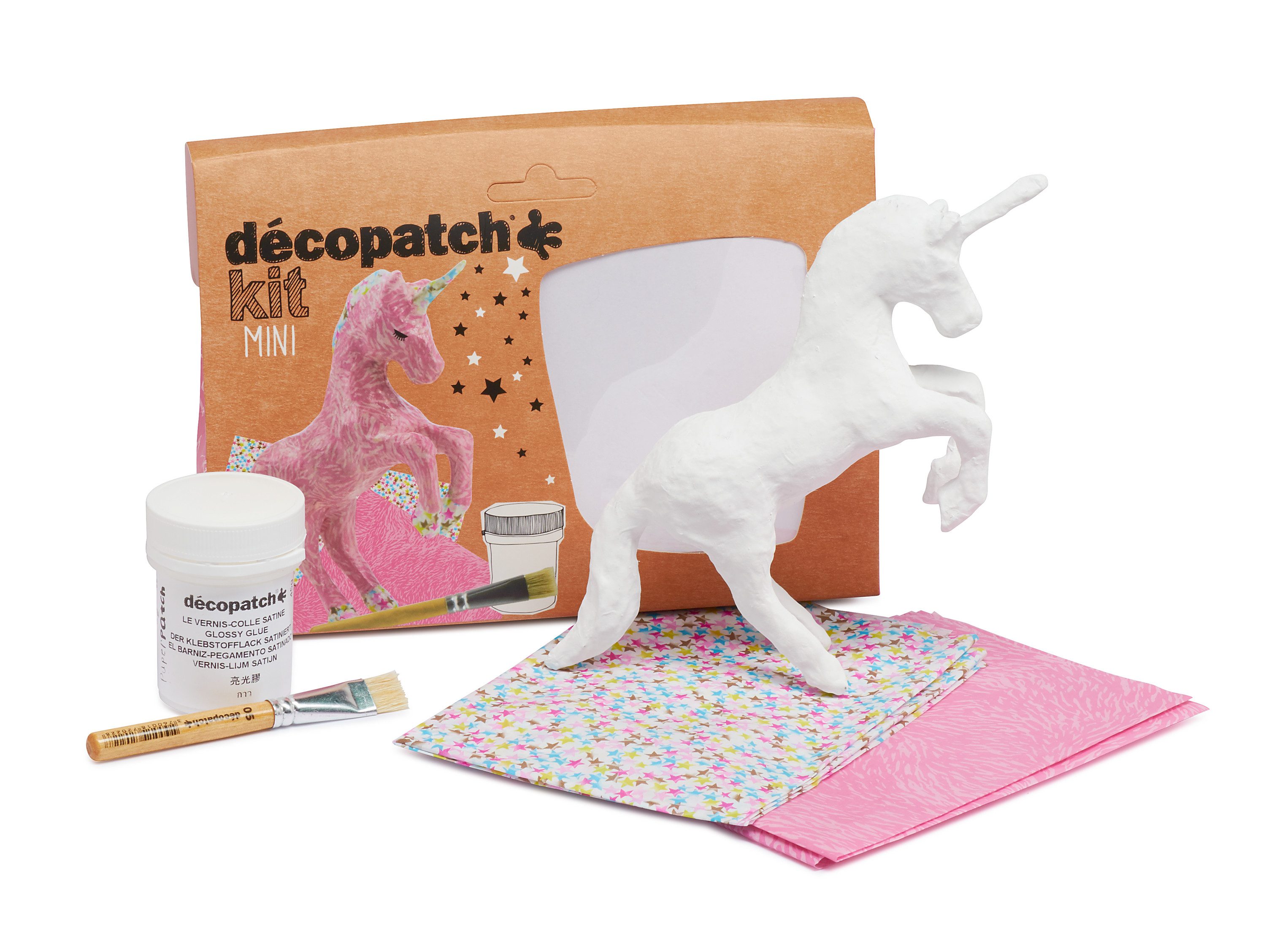 décopatch Kreativset Einhorn, 6 Teile