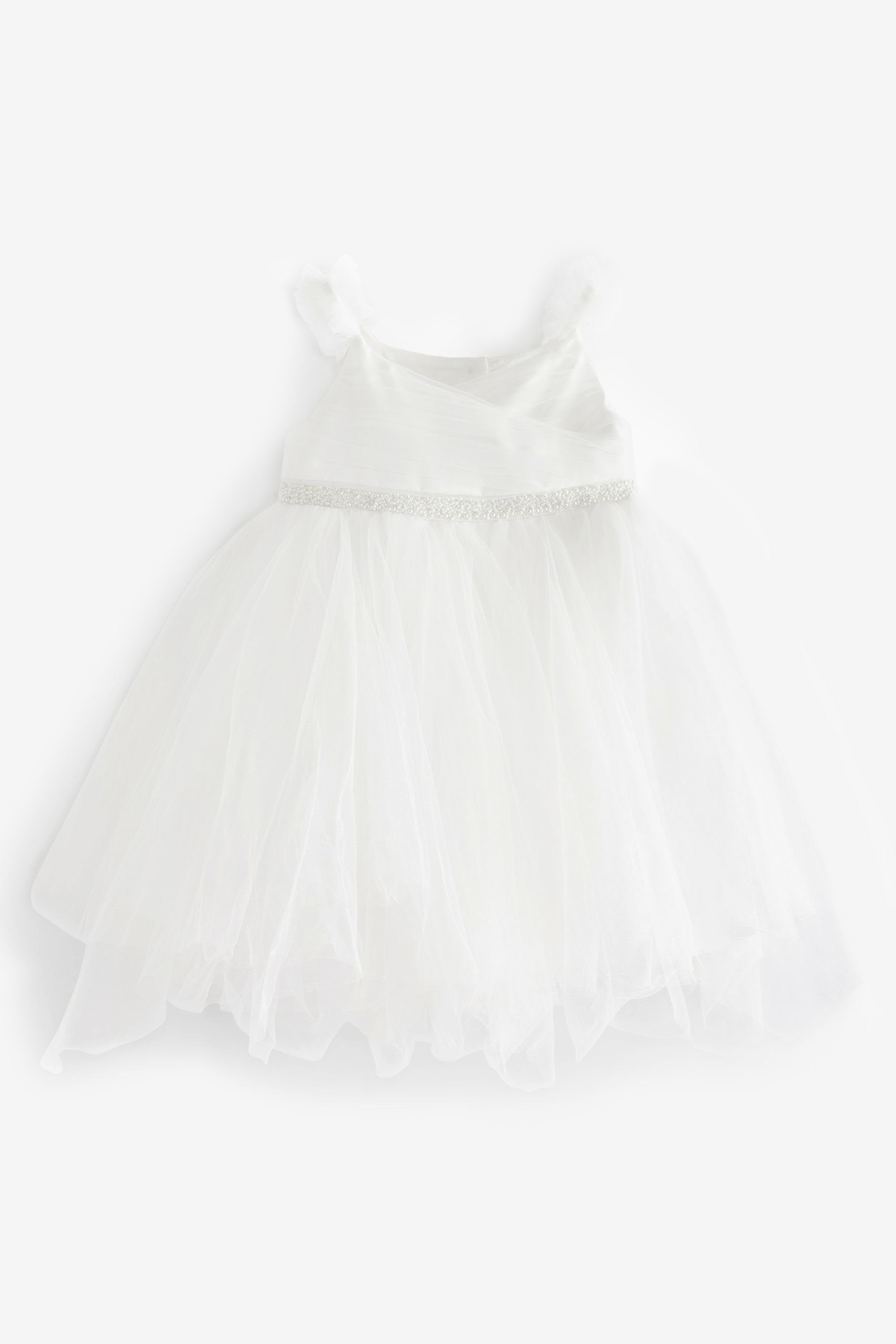 Next Tüllkleid Verziertes Brautjungfernkleid aus Tüll (1-tlg) Ivory Cream