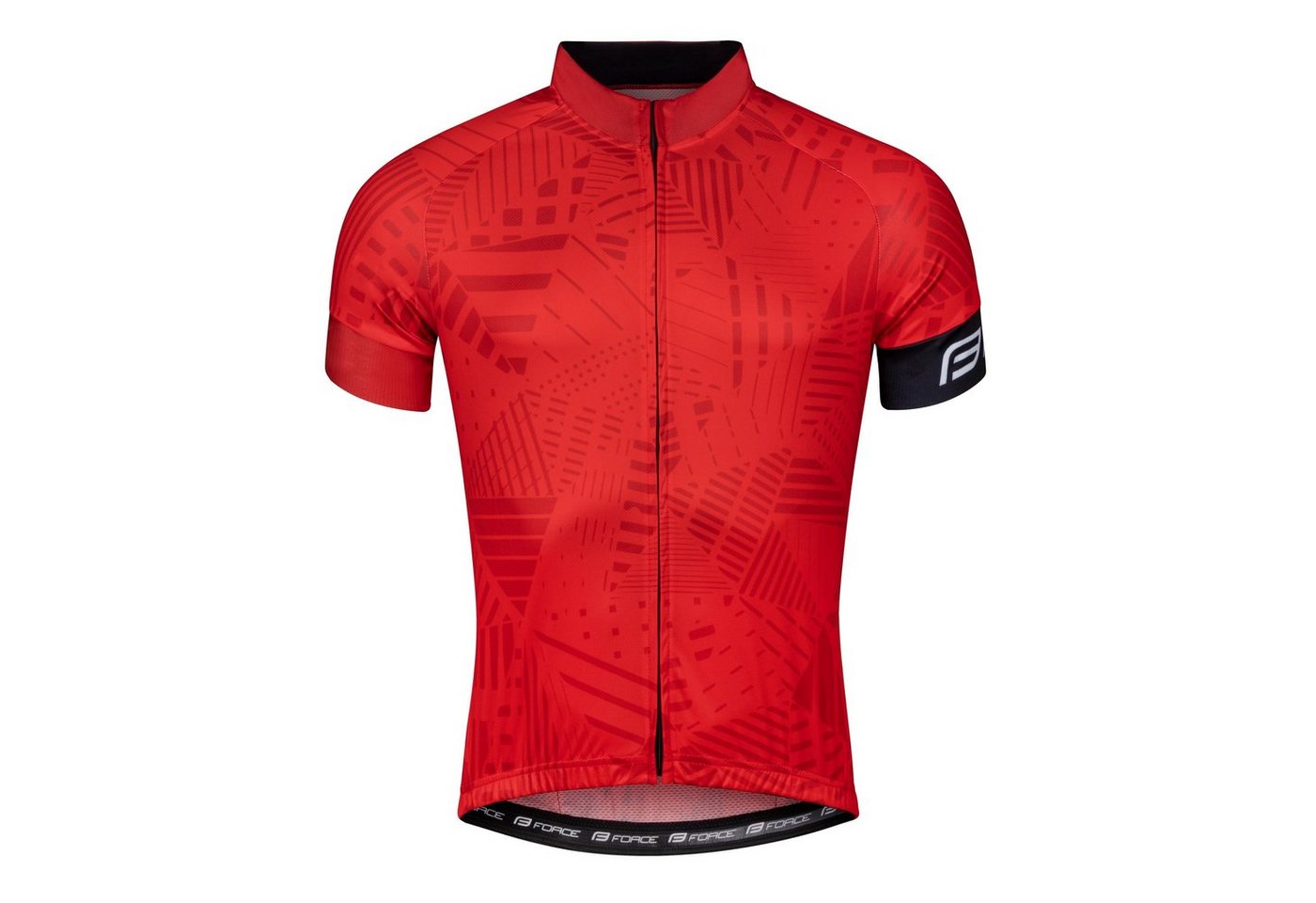 FORCE Radtrikot Jersey FORCE SHARD Kurzarm, Rot %%%