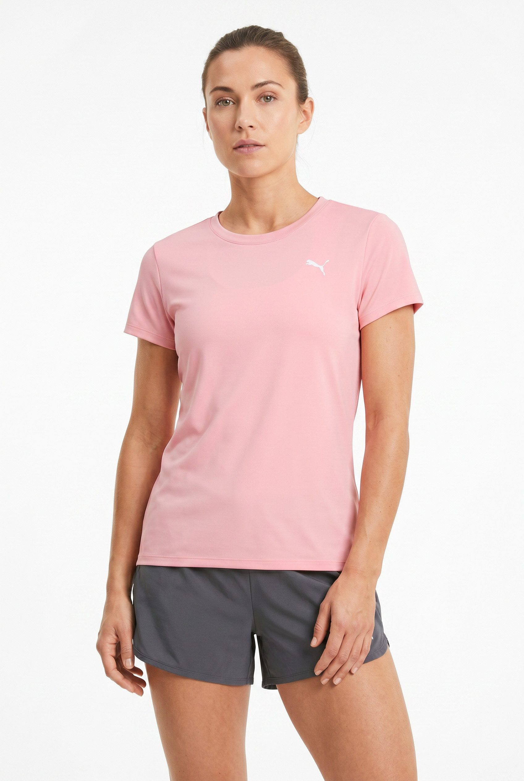 PUMA Trainingsshirt W TAD ESSENTIAL CREW TEE Regular Fit, mit Rundhalsausschnitt, mit seitlichen Schlitzen