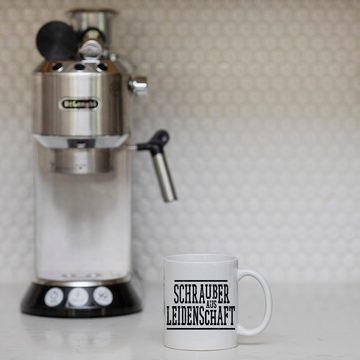 Youth Designz Tasse Schrauber aus Leidenschaft Kaffeetasse Geschenk, Keramik, mit trendigem Print