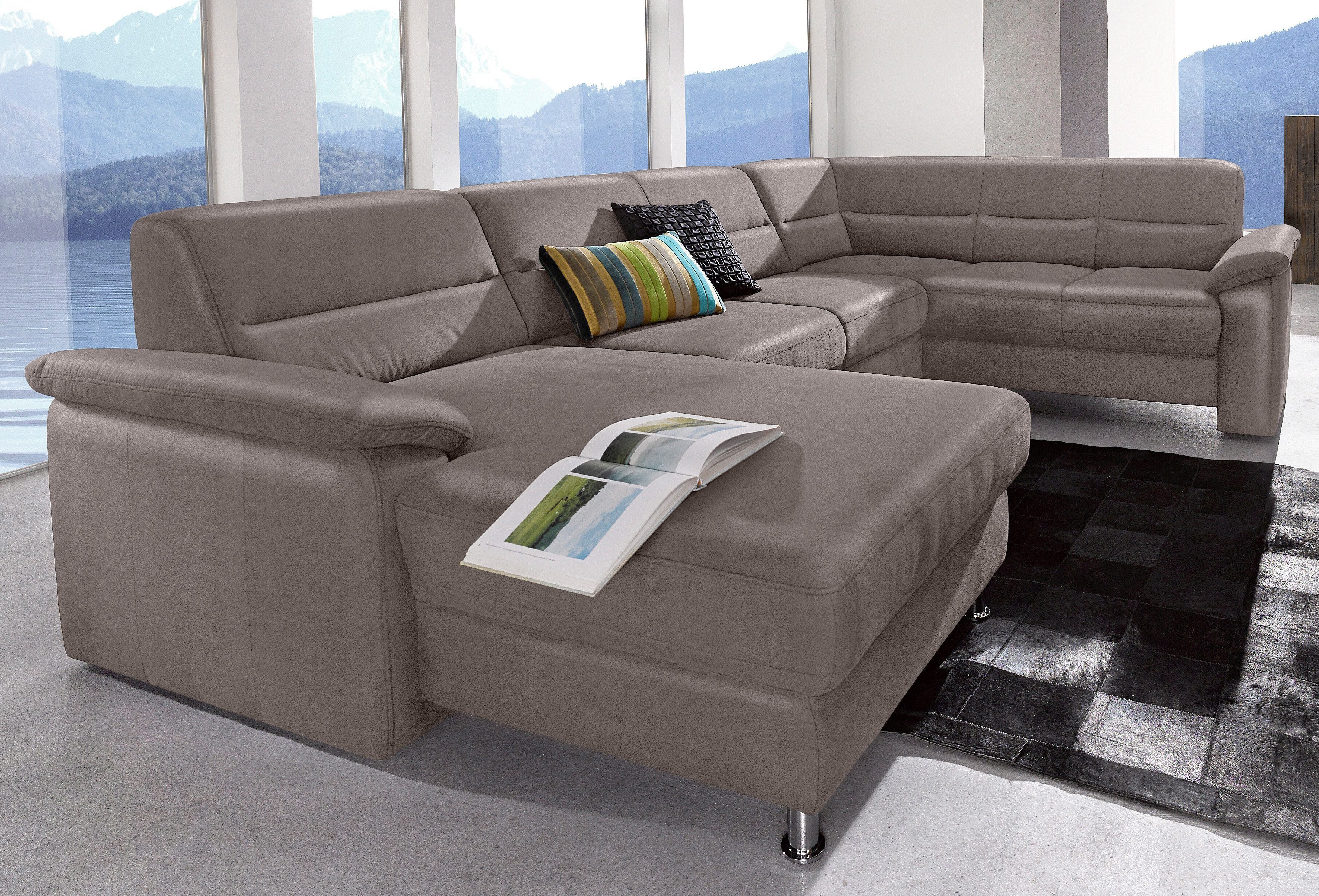 sit&more Wohnlandschaft Ascara U-Form, inklusive Boxspring/Federkern-Polste günstig online kaufen