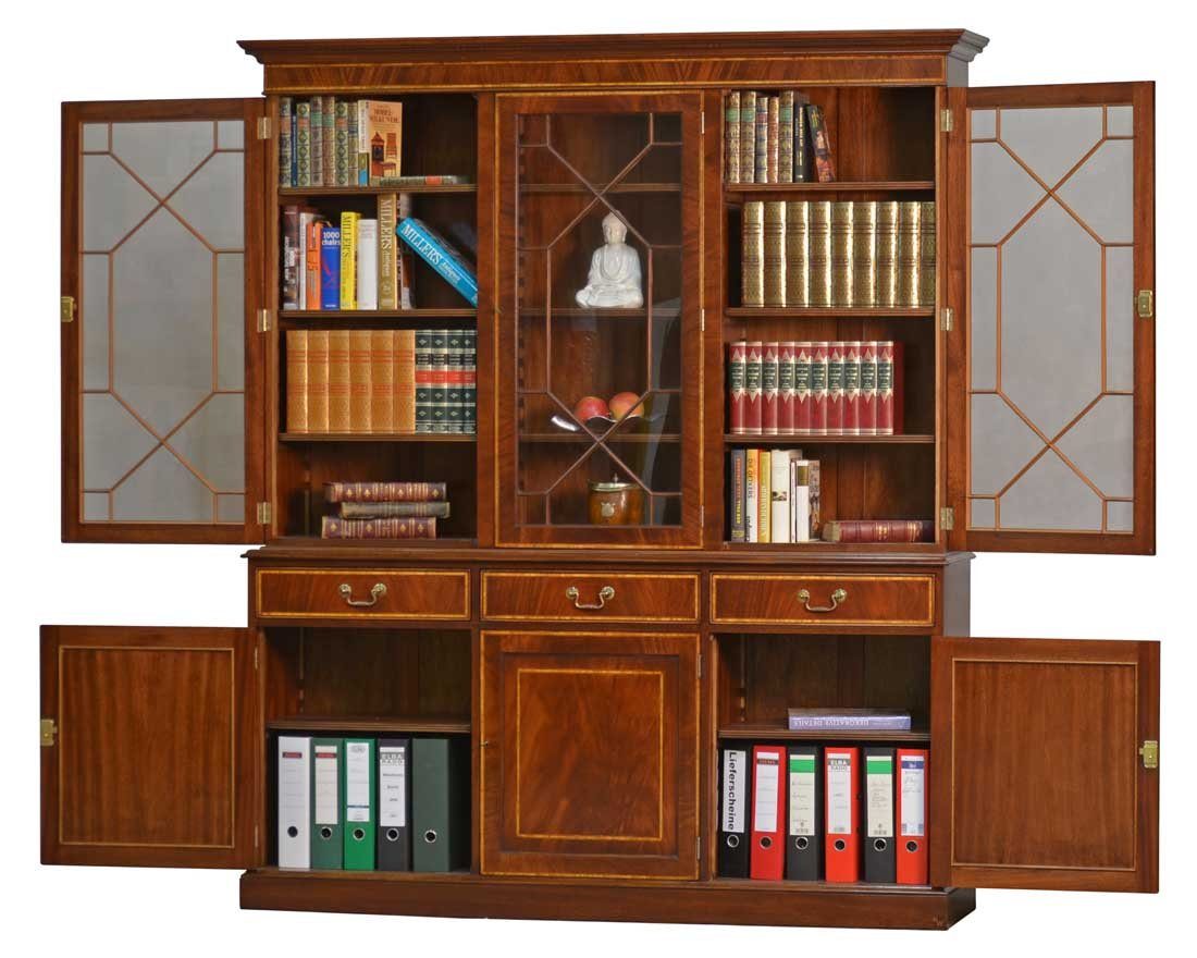 Kai Wiechmann Vitrine Bücherschrank 3-türig Büchervitrine Regal handmade in England