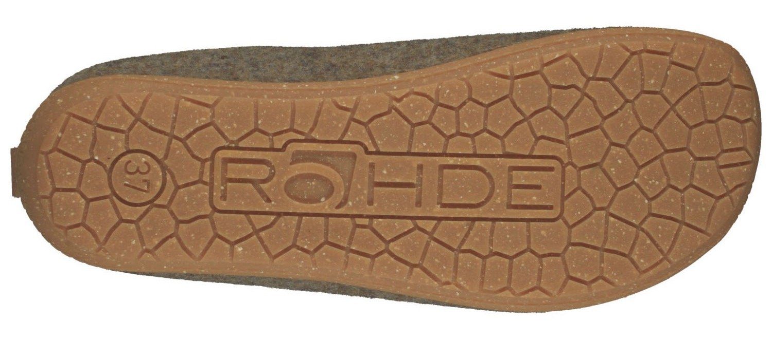 Rohde TIVOLI Pantoffel Hausschuh, Clog, Homeslipper mit herausnehmbarer Innensohle