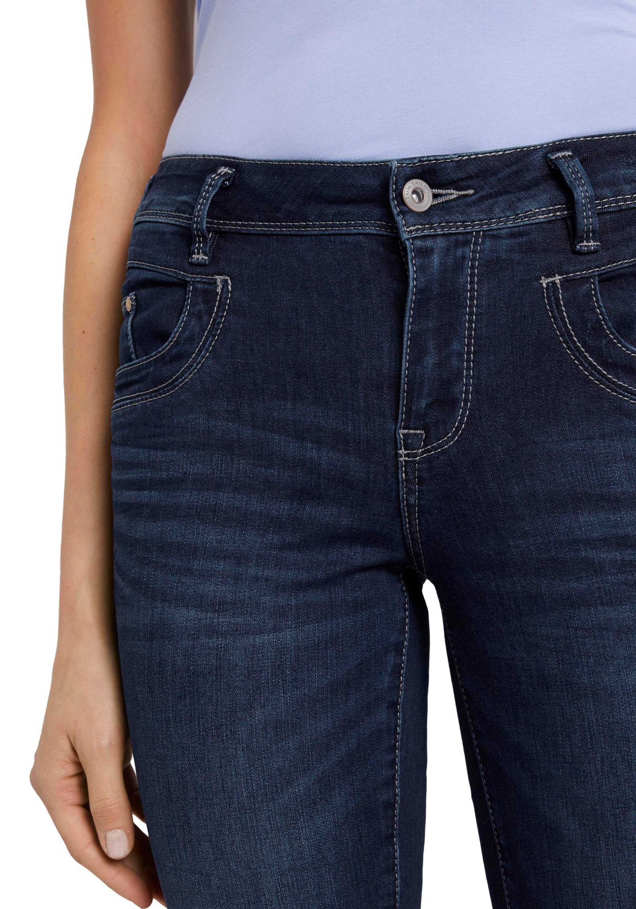 TOM TAILOR Gerade Jeans Alexa Straight mit Kontrastnähten – Bild 4 von 5
