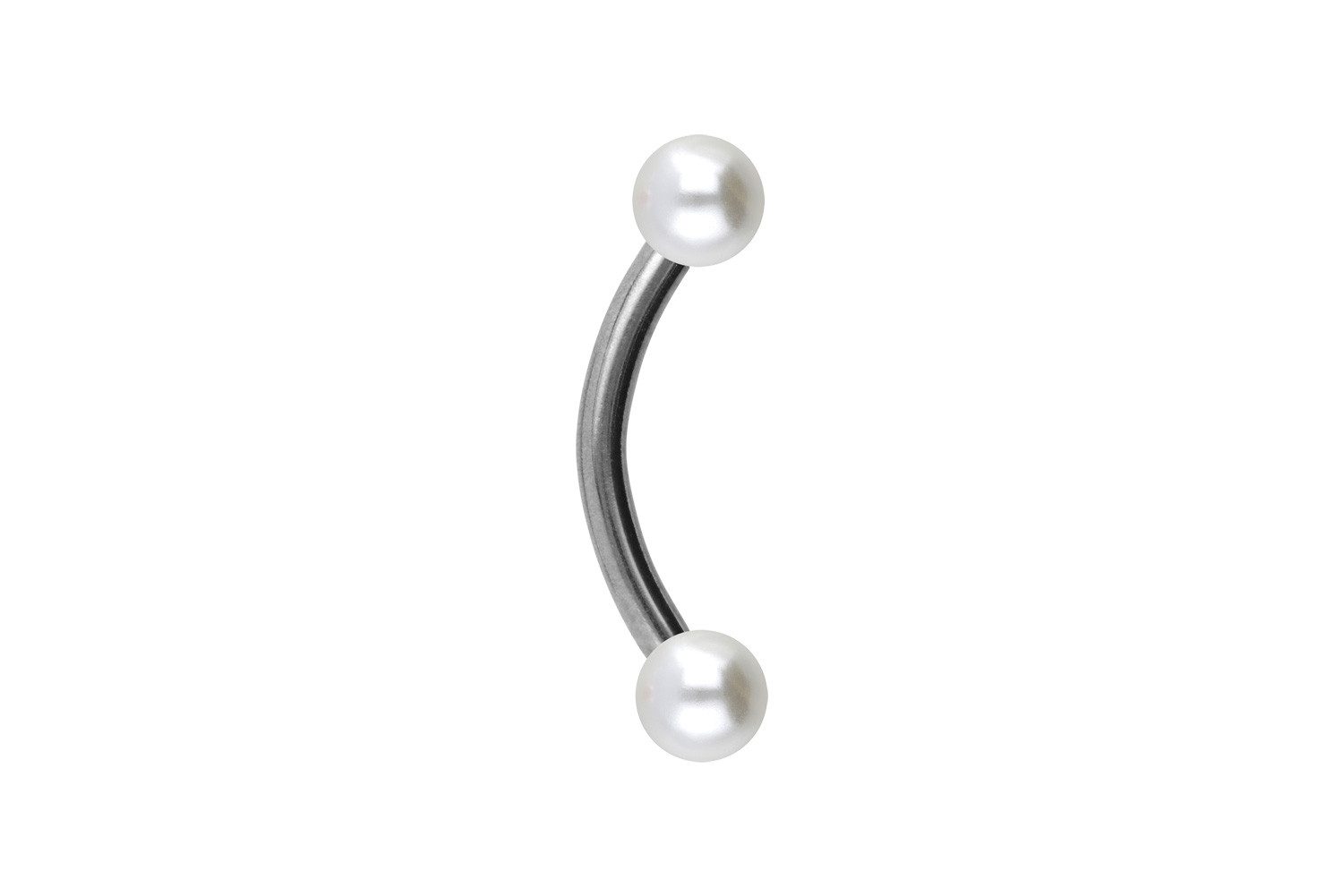 PIERCINGLINE Bauchnabelpiercing Chirurgenstahl Banane SYNTHETISCHE PERLEN (Bananen, 1-tlg)