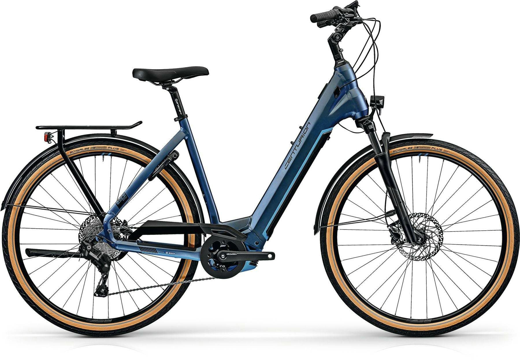 Centurion E-Bike Touren Bike E-Fire City R960i dunkelblau 28" 625 Wh Wave, 10 Gang Shimano Shimano Deore RD-M4120-DSGS Schaltwerk