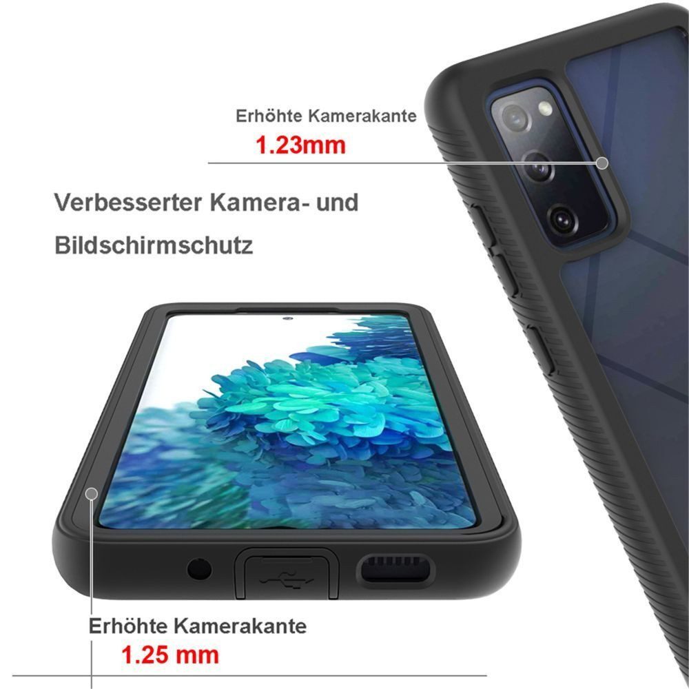 betterfon Handyhülle für Samsung Galaxy S20 FE TPU Case mit 360° Rundumschutz Displayschutz, 360 Grad Hülle mit Displayschutz und Fingerprint – Bild 5 von 5